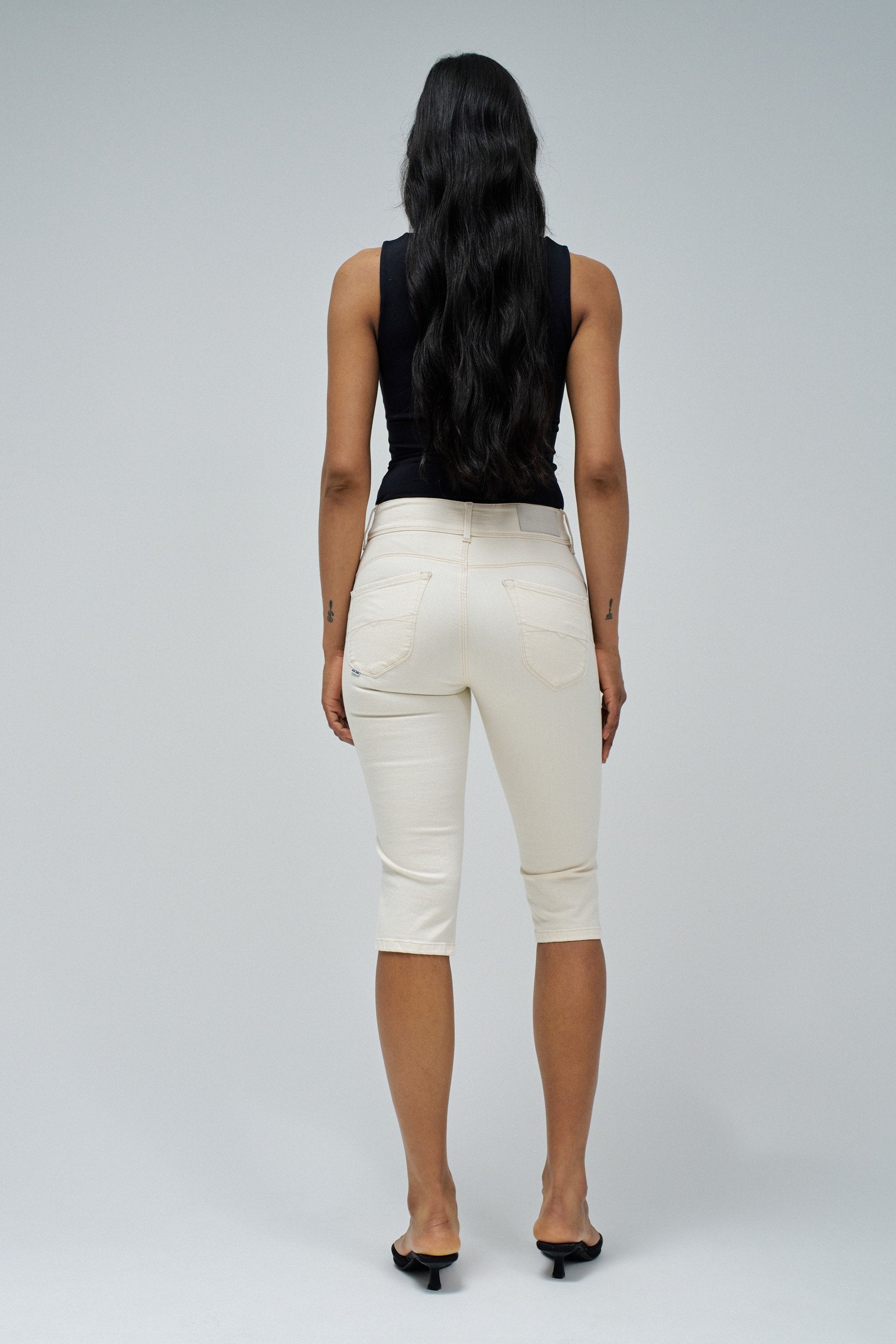 Bermuda in Light Pearl V1 Shorts Salsa Jeans