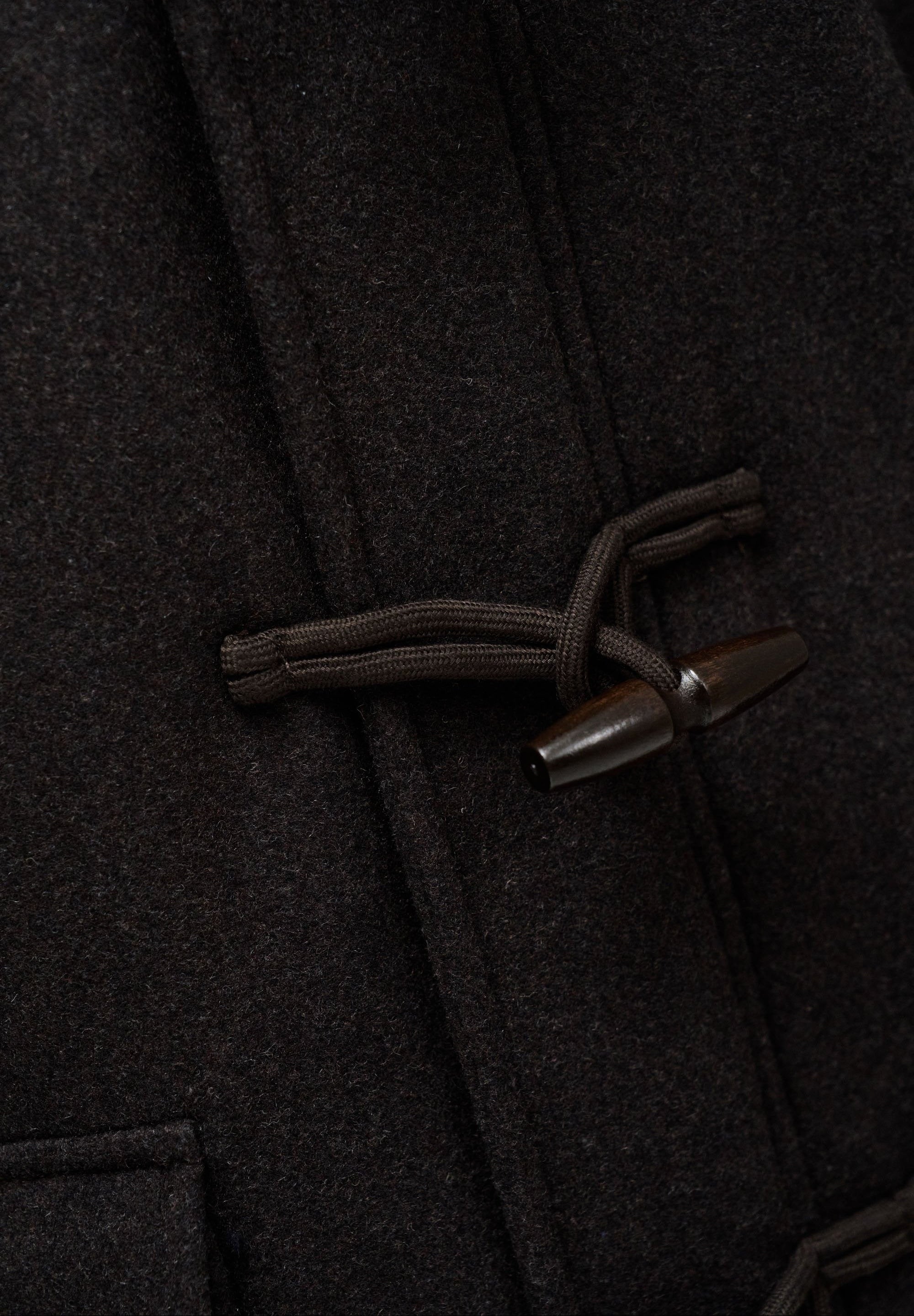 Wool Duffle Coat in Dark Brown Jacken Salsa Jeans