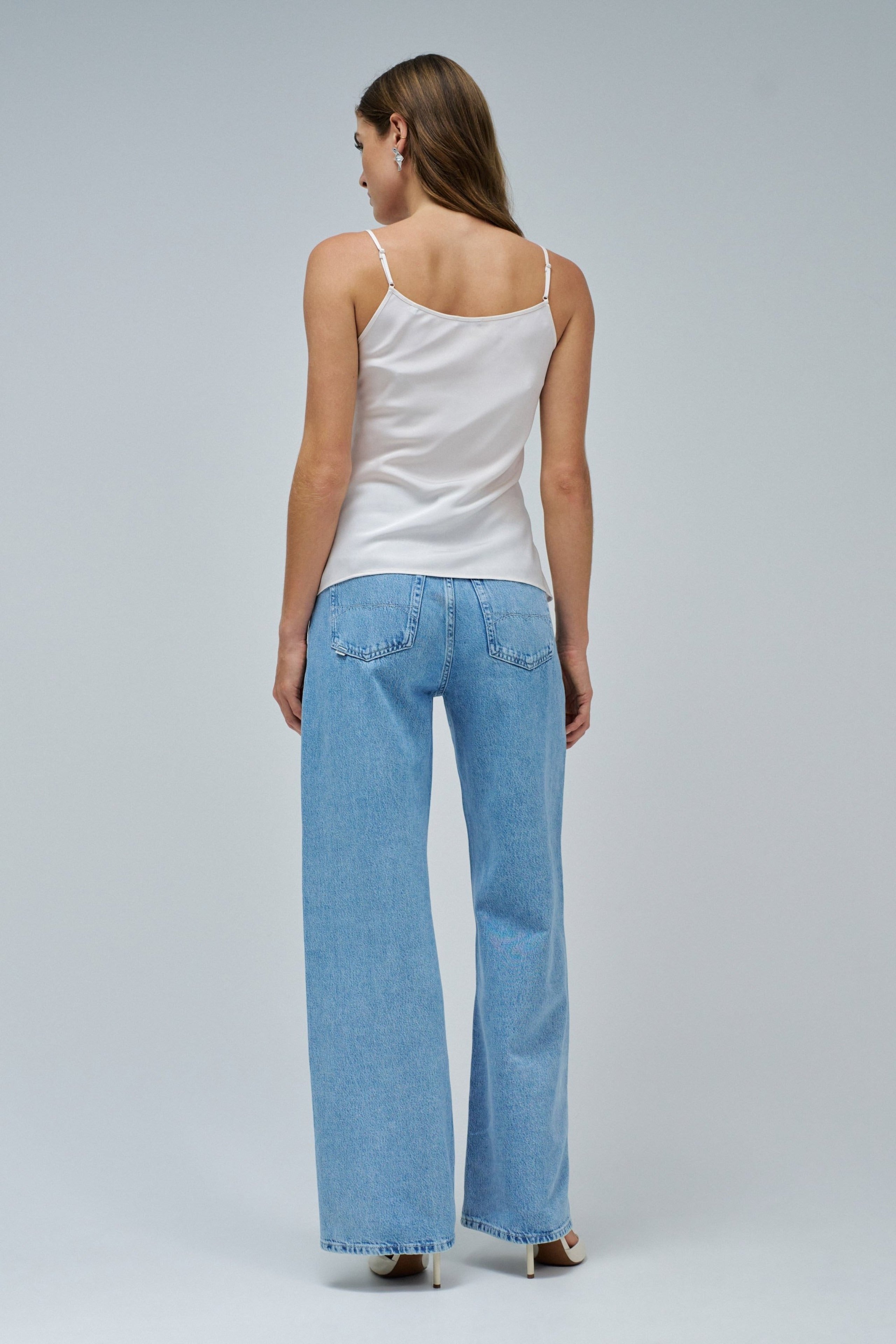 Lace Top in Light Beige T-Shirts Salsa Jeans