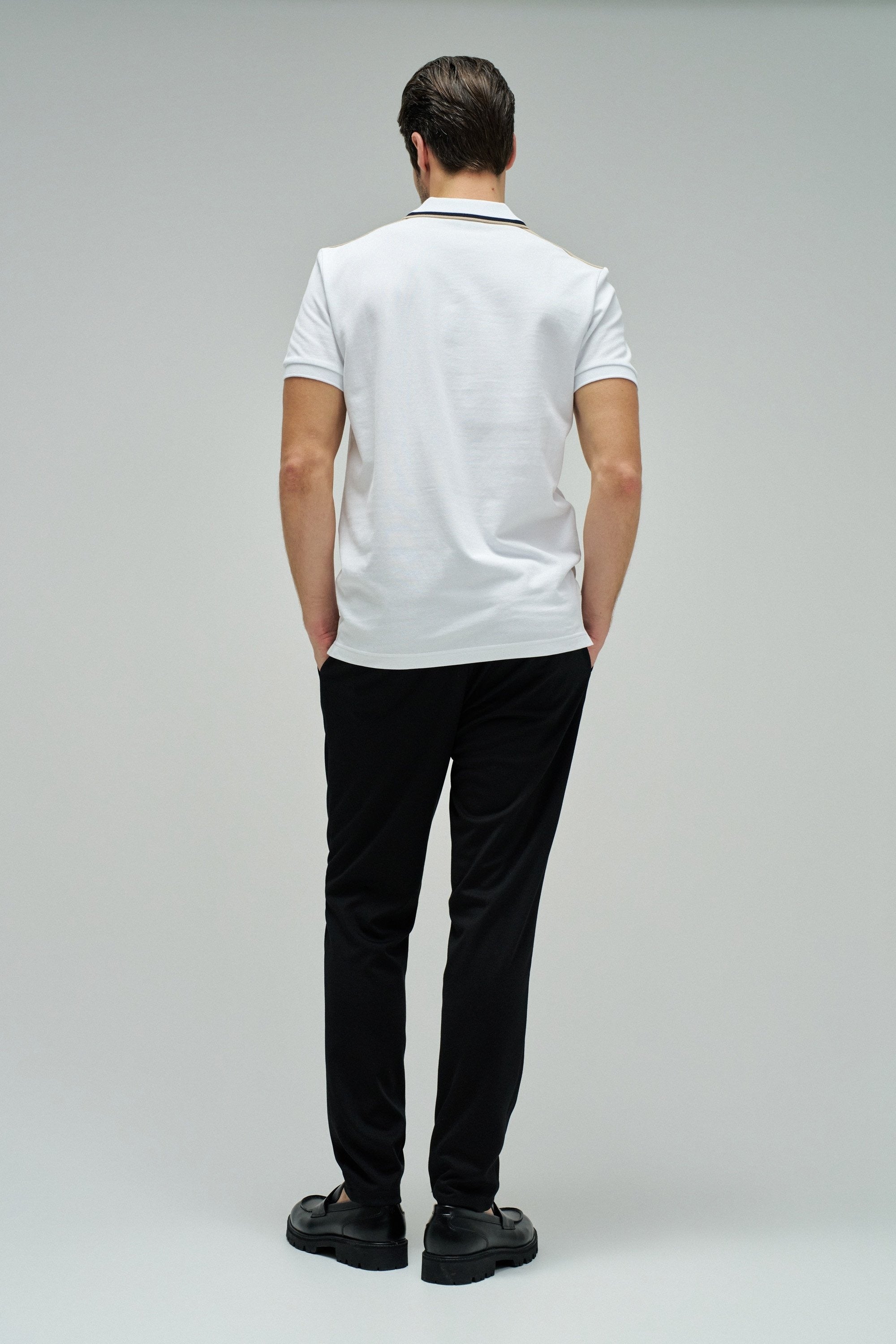 Polo Regular Fit Sport Tape in White T-Shirts Salsa Jeans