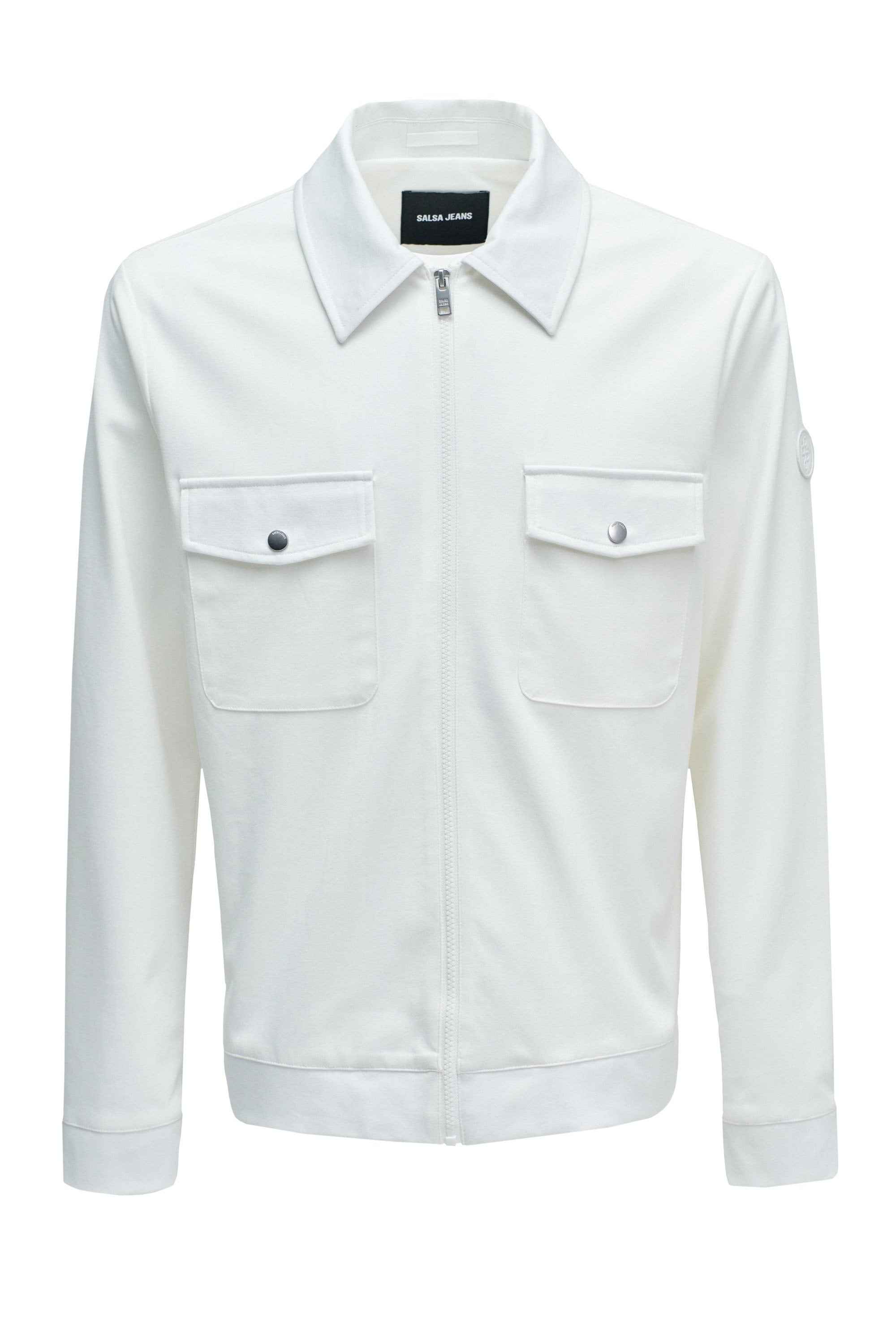 Overshirt Interlock Set in Light Pearl V2