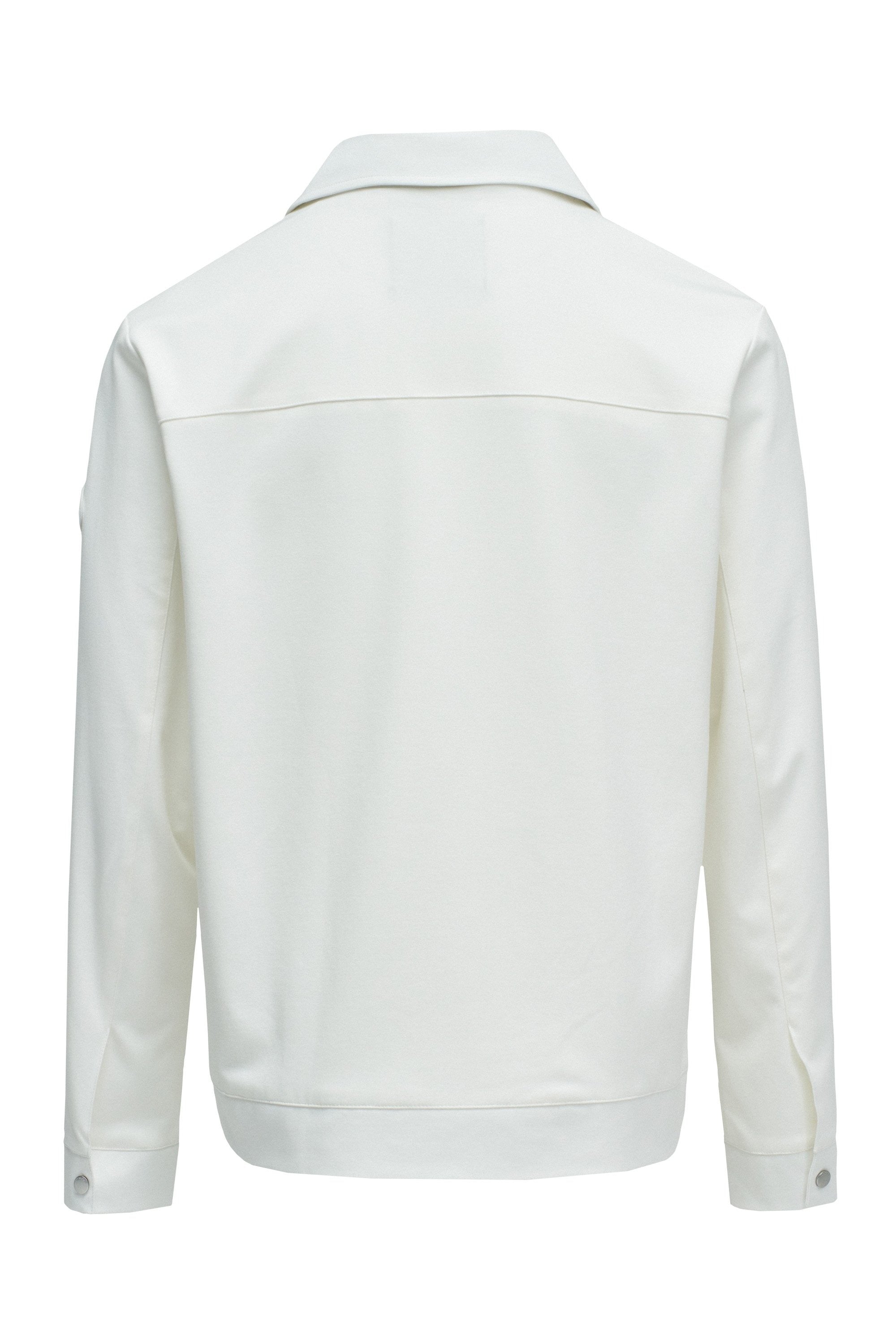 Overshirt Interlock Set in Light Pearl V2