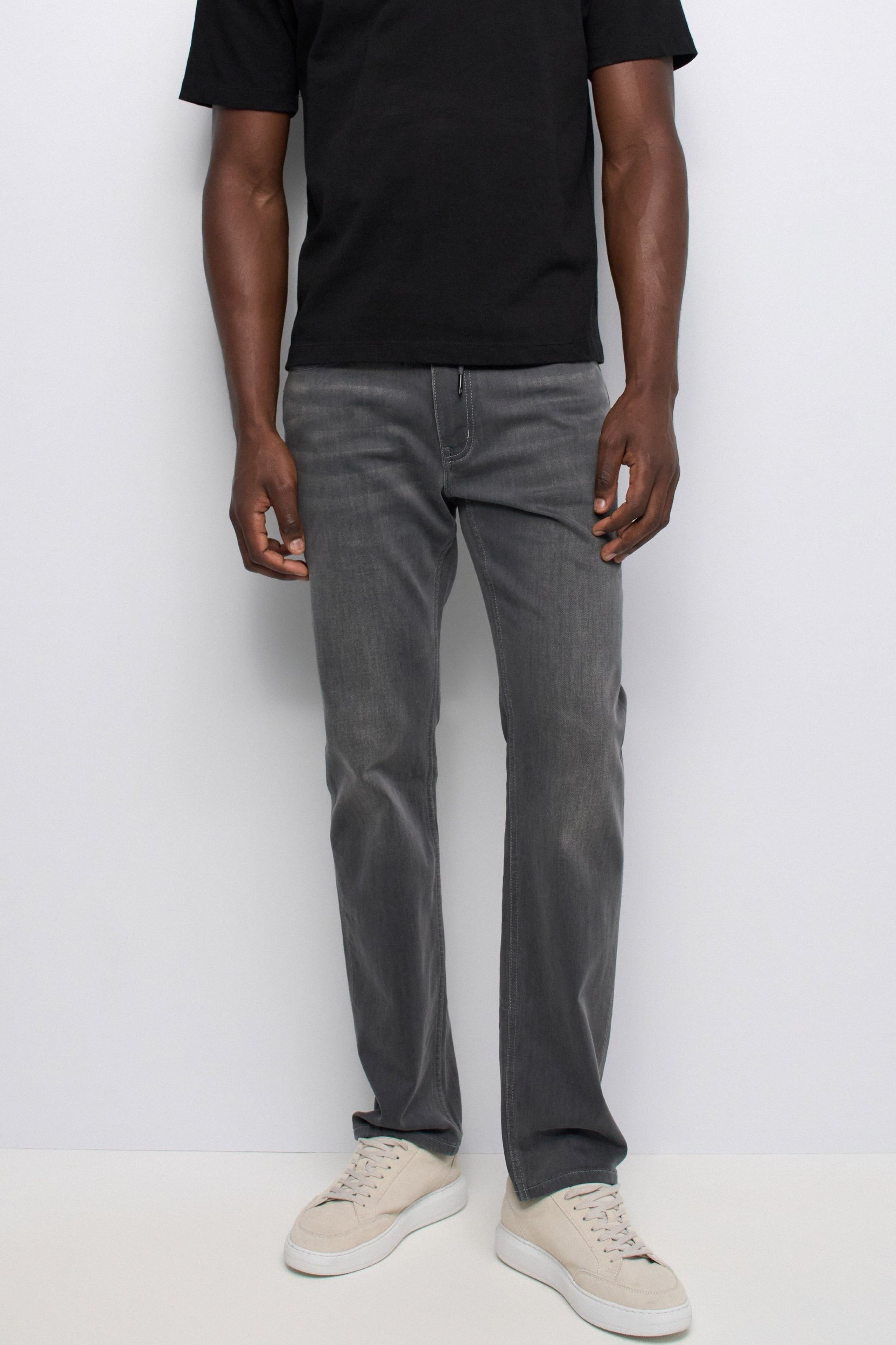 S-Active Joggers in Light Grey Jeans Salsa Jeans