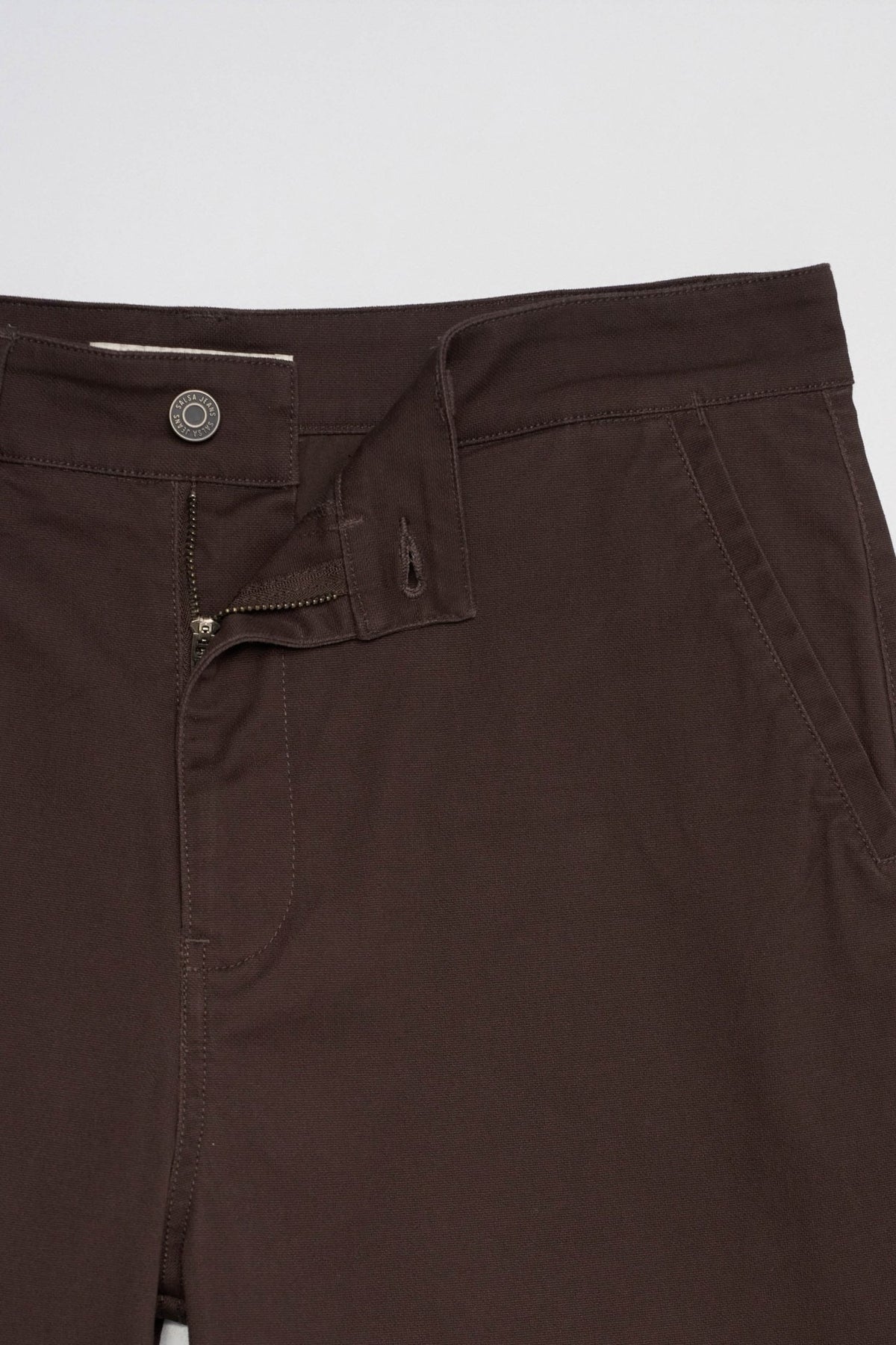Relaxed Fit Chinohose in Dark Brown Hosen Salsa Jeans