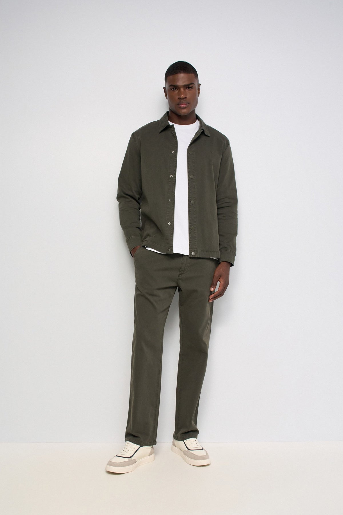 Joggers Pants in Dark Green Hosen Salsa Jeans