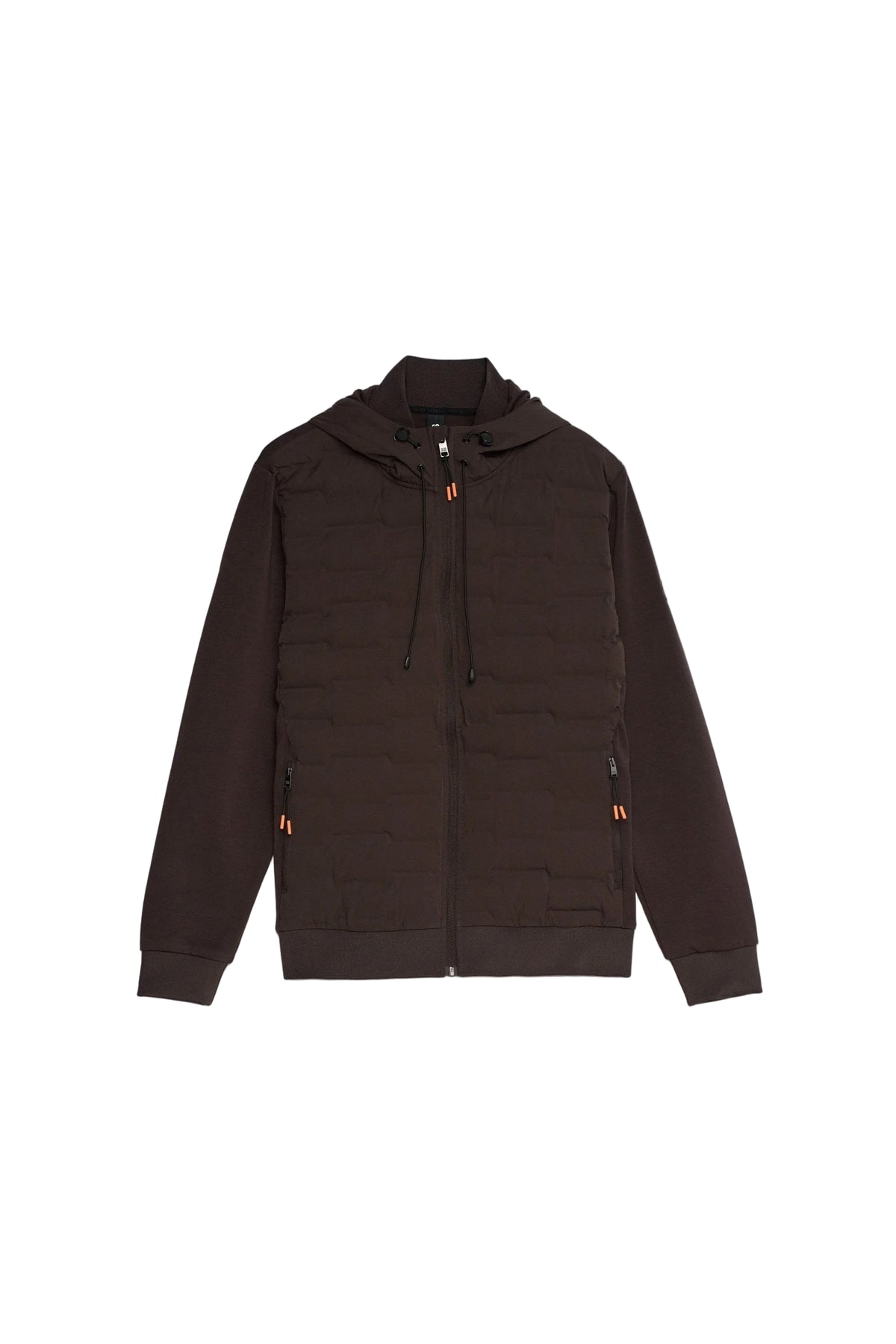 Leichte Jacke mit Steppung in Dark Brown Jacken Salsa Jeans