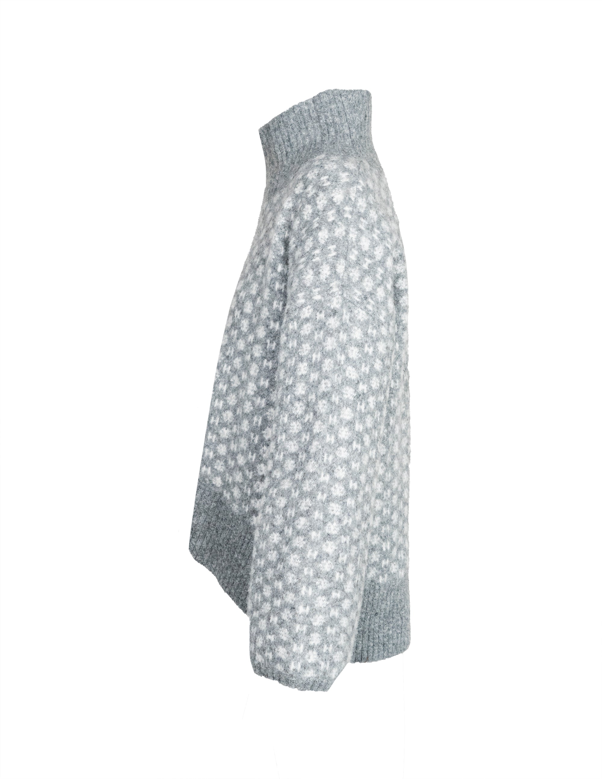 LOGO Sweater in Dark grey melange/light grey Pullover Hést