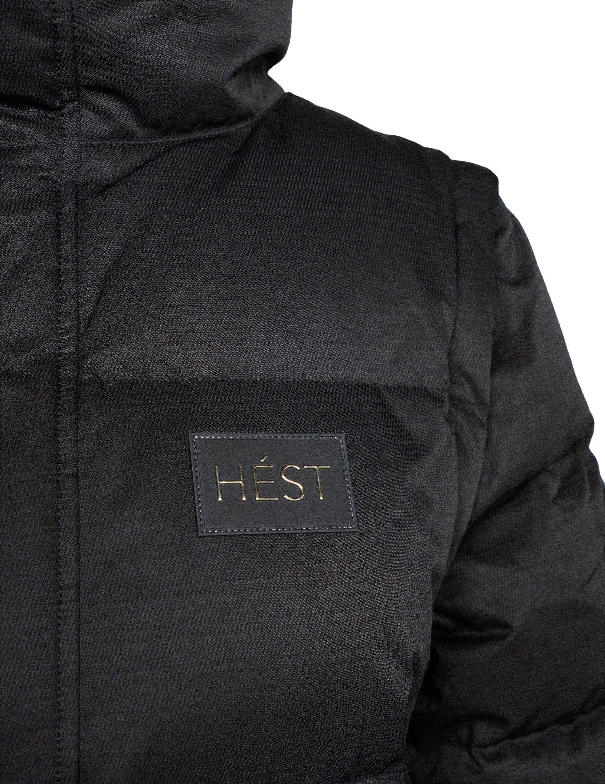 EDDA 2in1 Down Coat/ Vest in Black Jacken Hést