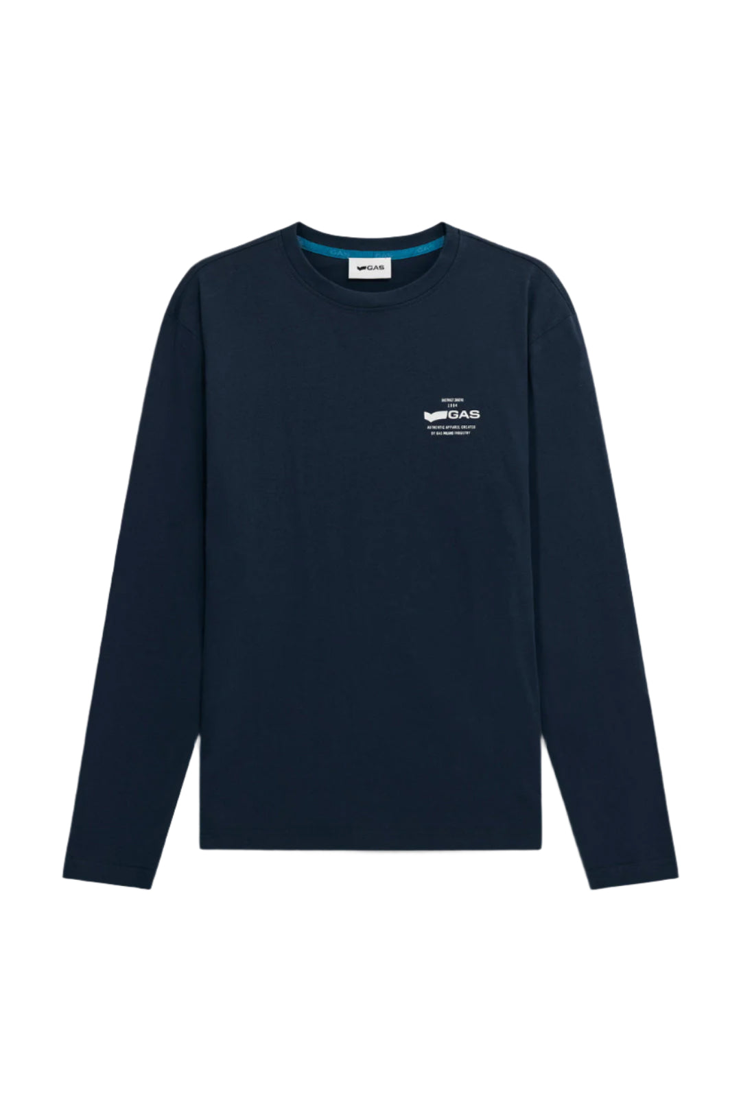 Dharis M/L 1984 Logo in Navy Blue T-Shirts GAS