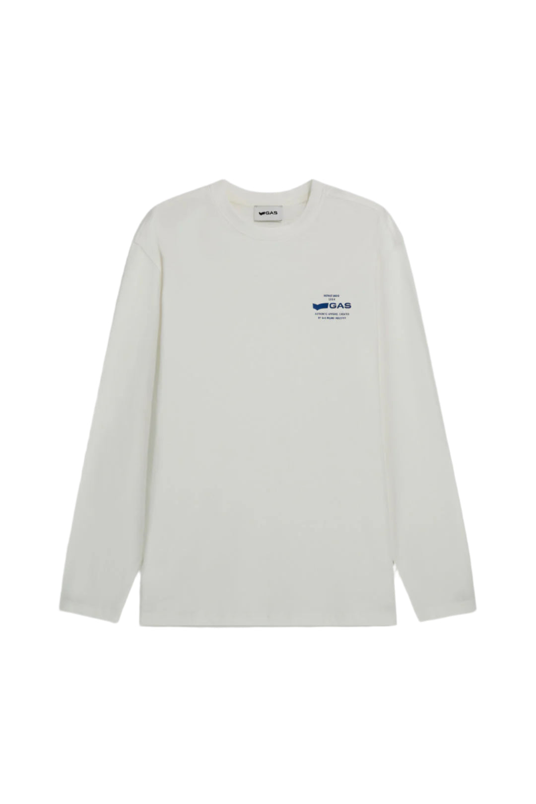Dharis M/L 1984 Logo in Snow White T-Shirts GAS