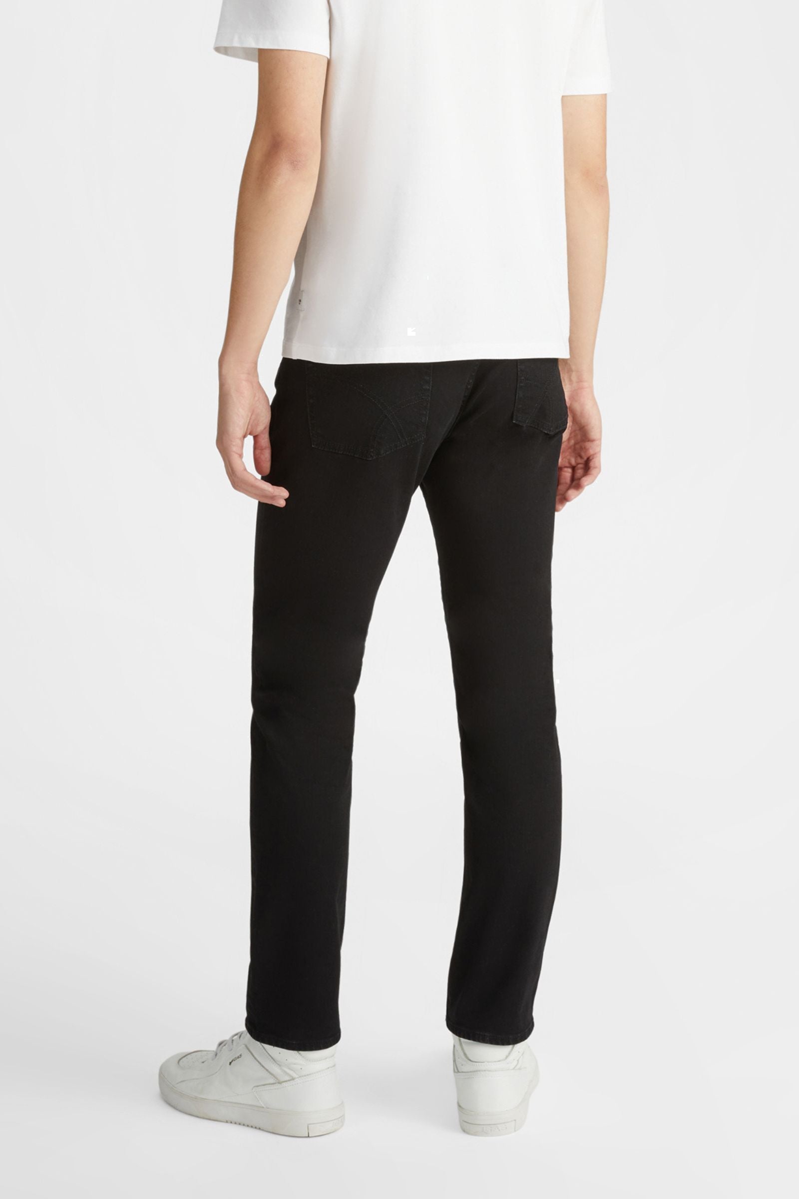 Albert Simple Rev 5 Pocket in 3D Blk Rinse Jeans GAS