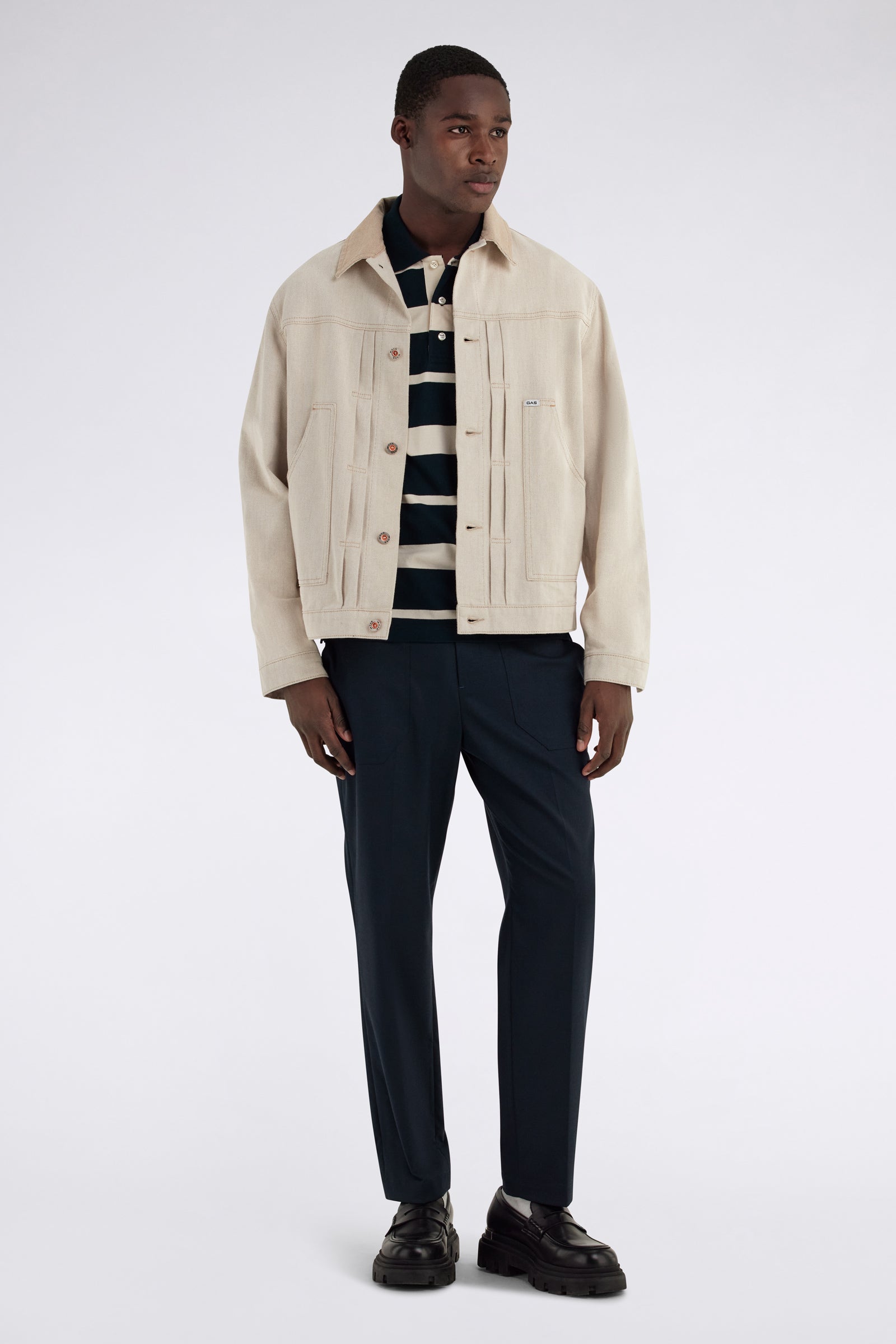 Berard Fatigue in Navy Blue Hosen GAS