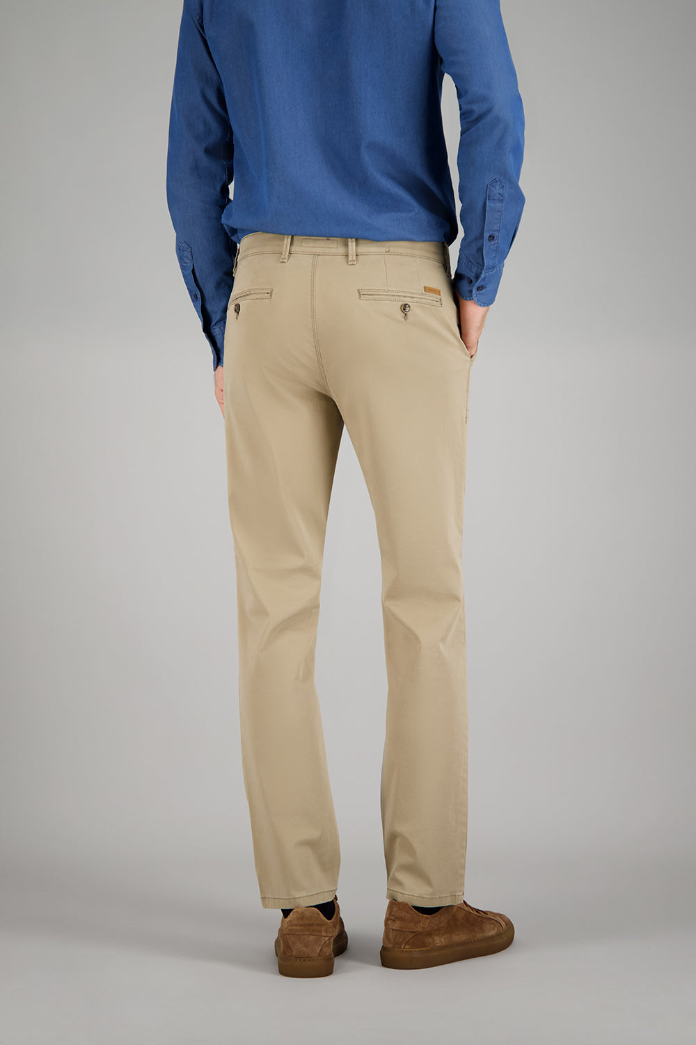 BENITO Chino in Camel Ton Hosen Gardeur
