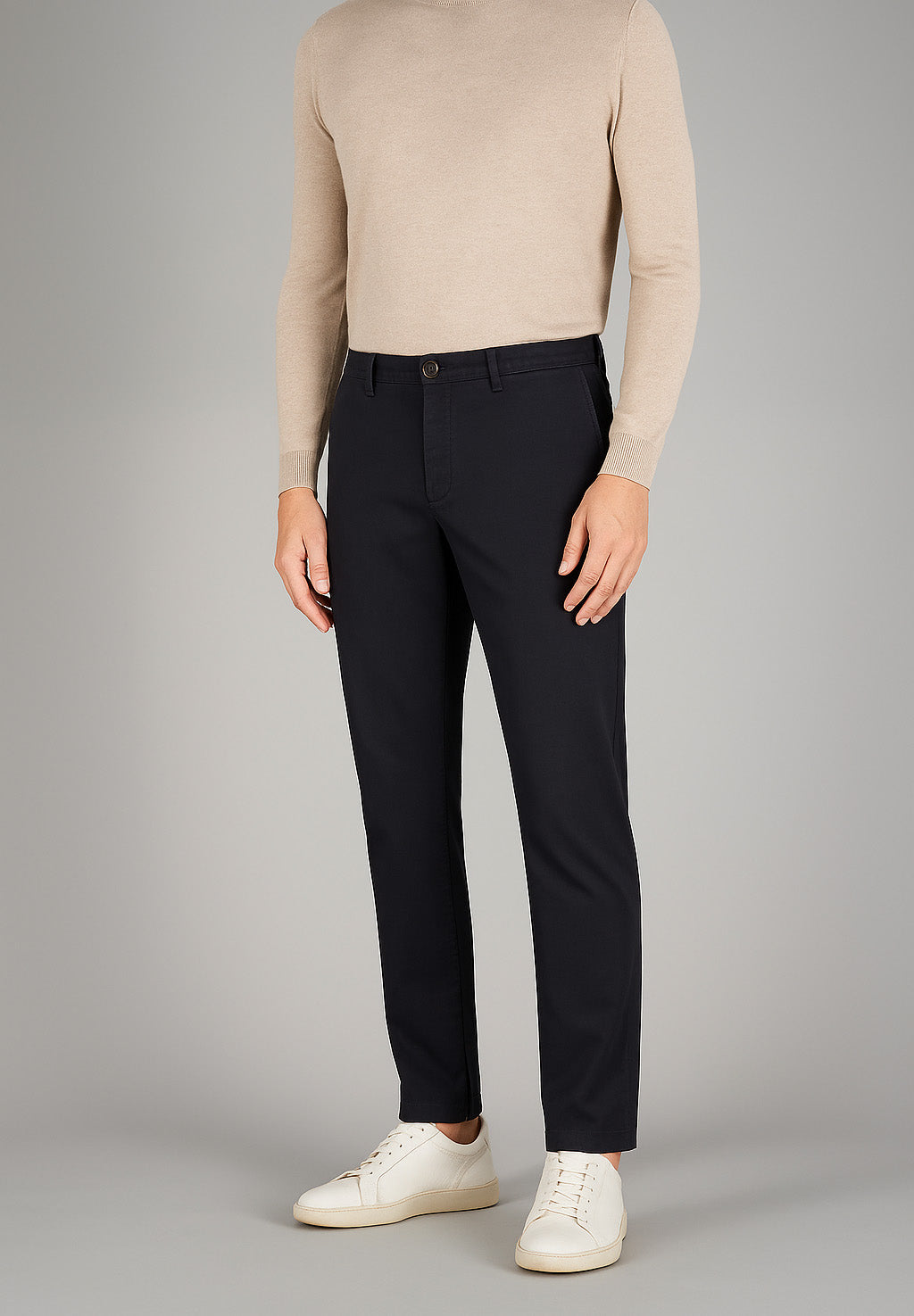 BENITO Chino in Schwarz Hosen Gardeur