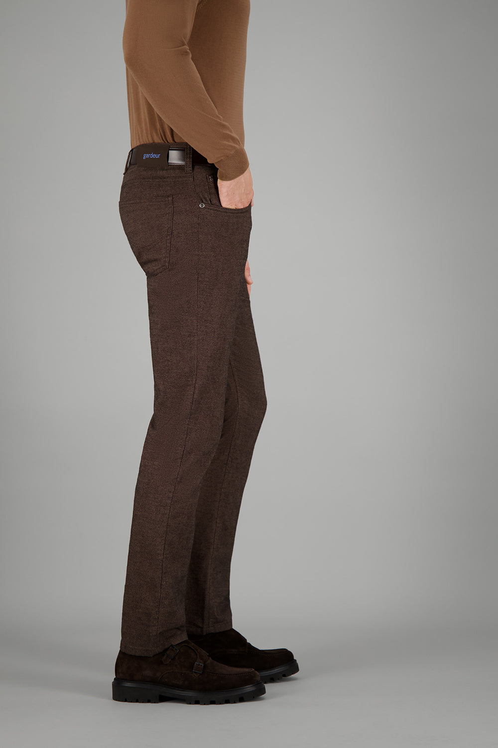 BILL-3 Hose in Braun Hosen Gardeur