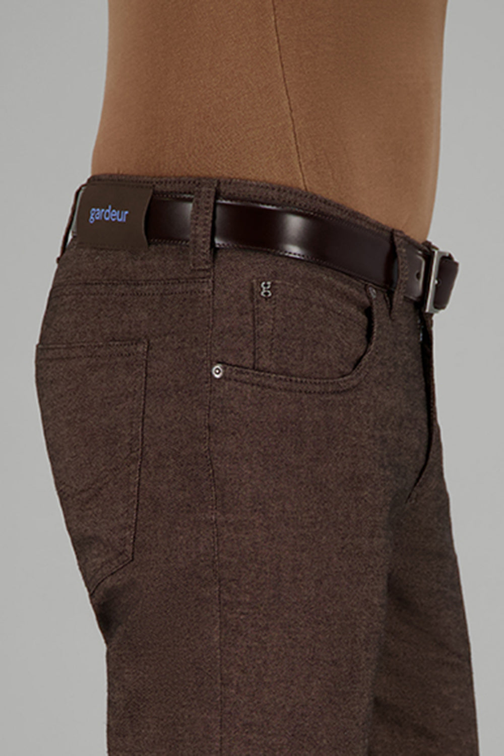 BILL-3 Hose in Braun Hosen Gardeur