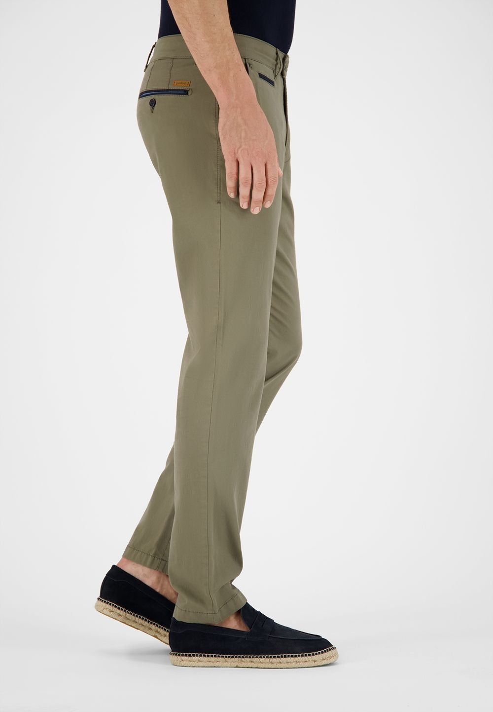 BENNY-3 Chinohose in Khaki Hosen Gardeur