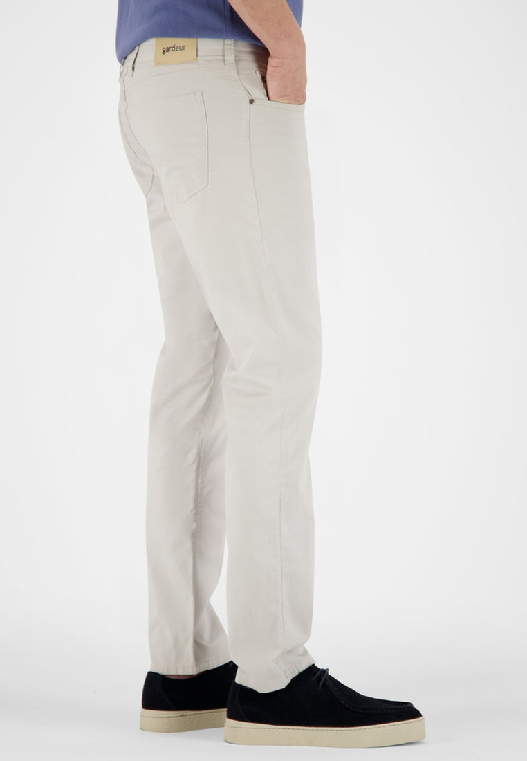BILL-3 Hose in Hellgrau Hosen Gardeur