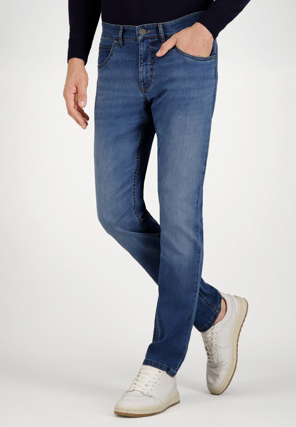 BRADLEY-1 in Dunkelblau Jeans Gardeur
