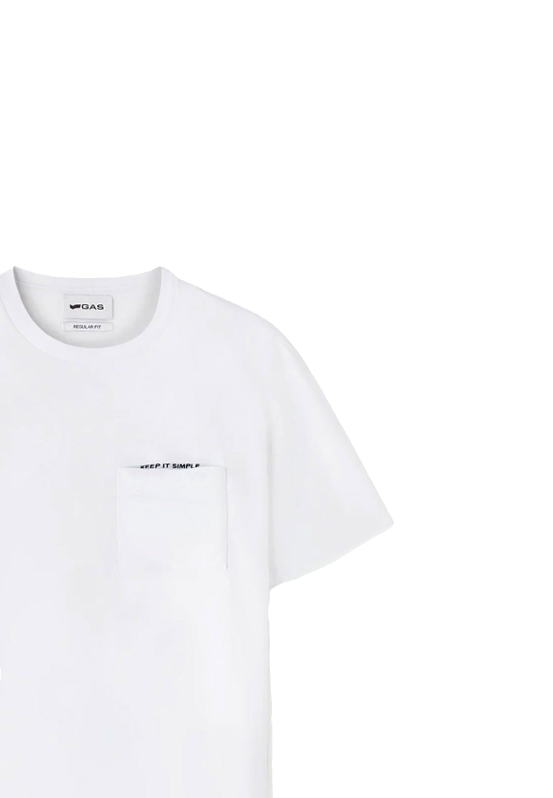 Arnoux Pk T-Shirt in White T-Shirts GAS   