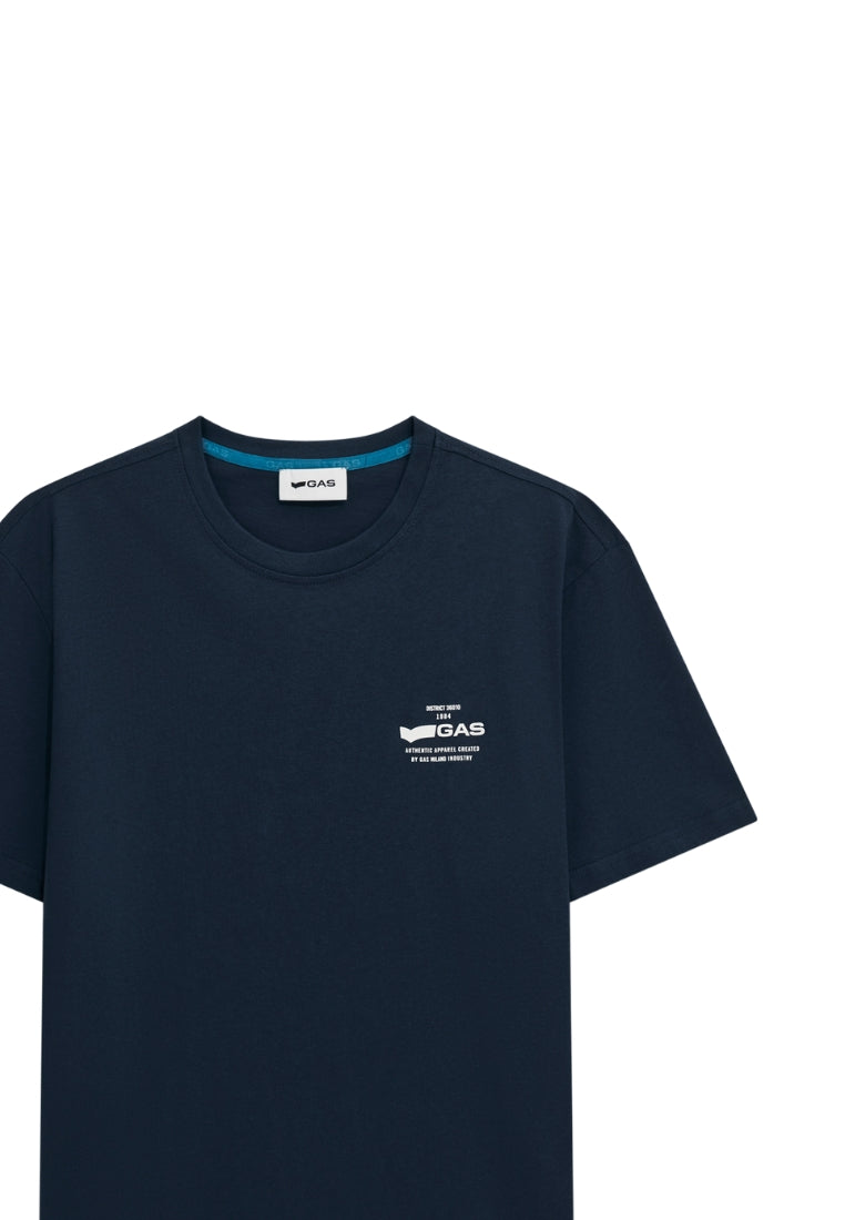 Dharis Mc 1984 Logo in Navy Blue T-Shirts GAS