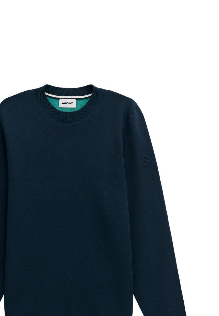 Winny Round Neck in Navy Blue Pullover GAS