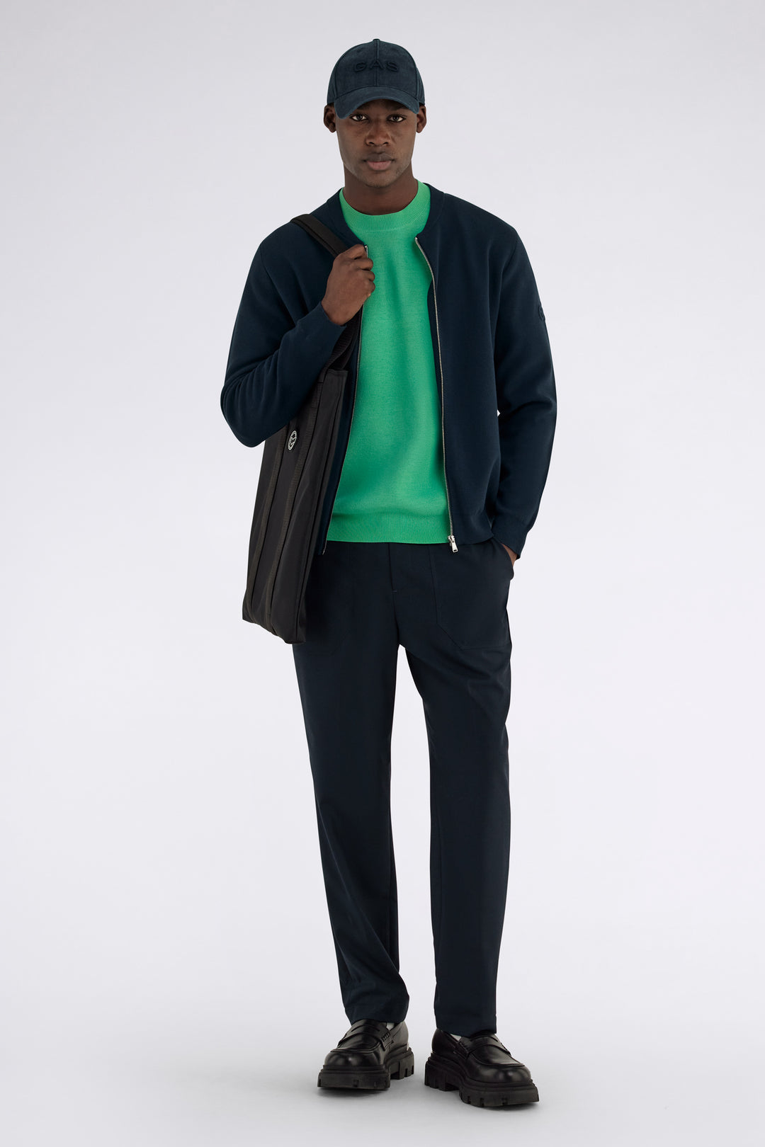 Winny Round Neck in Winter Green Pullover GAS
