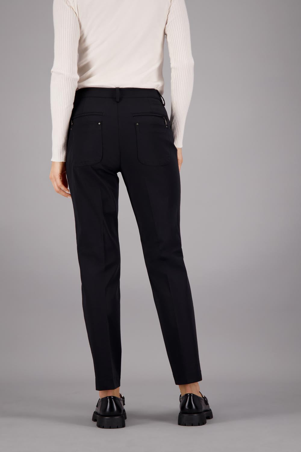 DINA2 Hose in Schwarz Hosen Gardeur