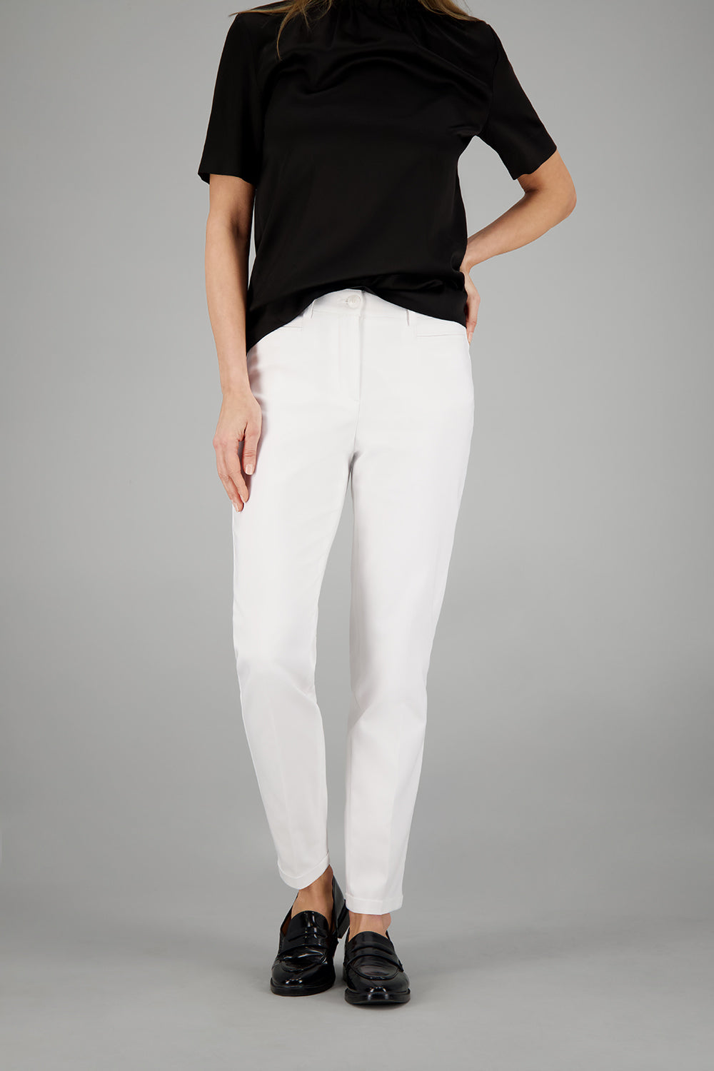 DENISE Hose in Weiss Hosen Gardeur
