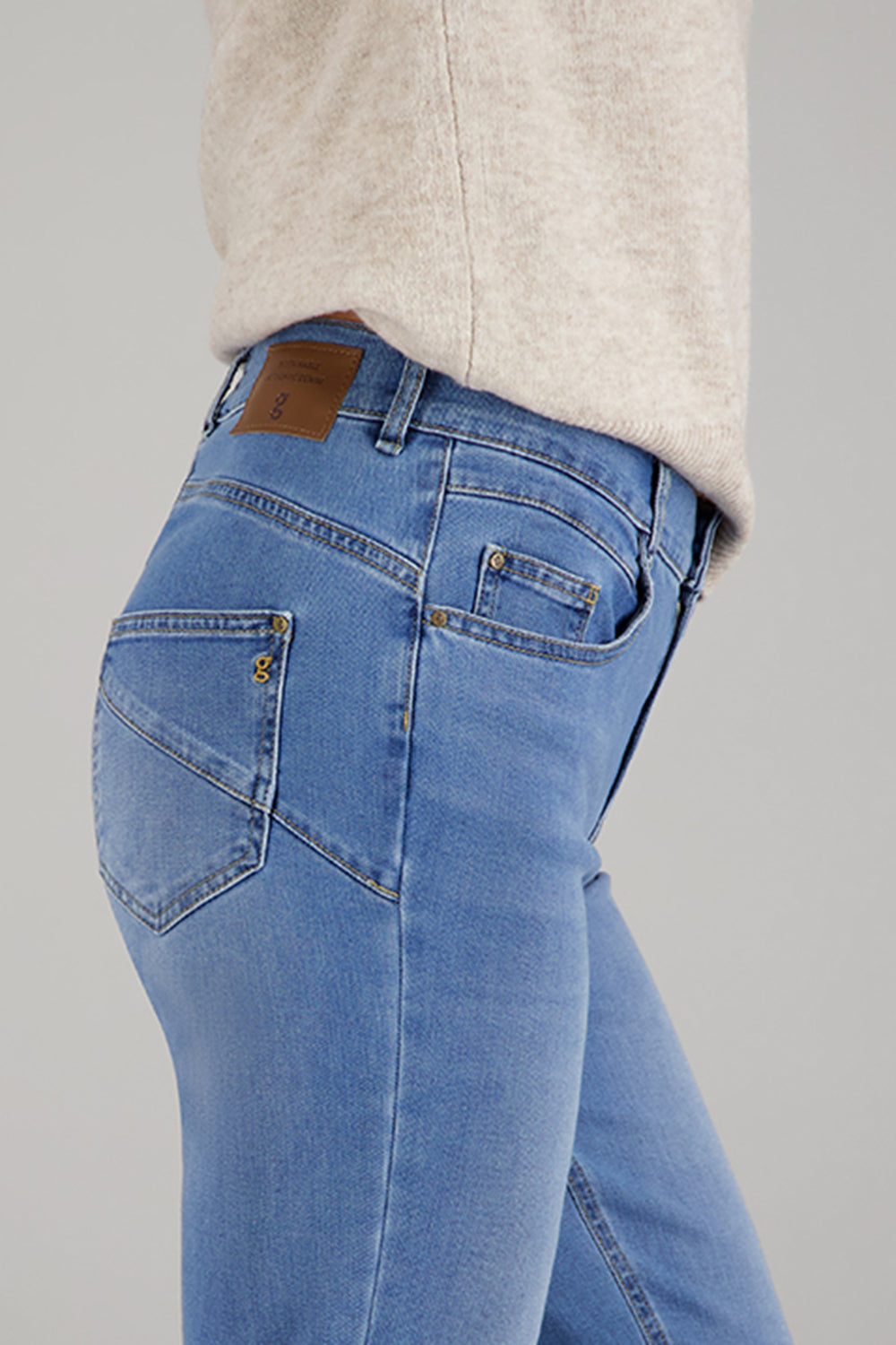 ZURI126 Jeans in Stone Used Jeans Gardeur