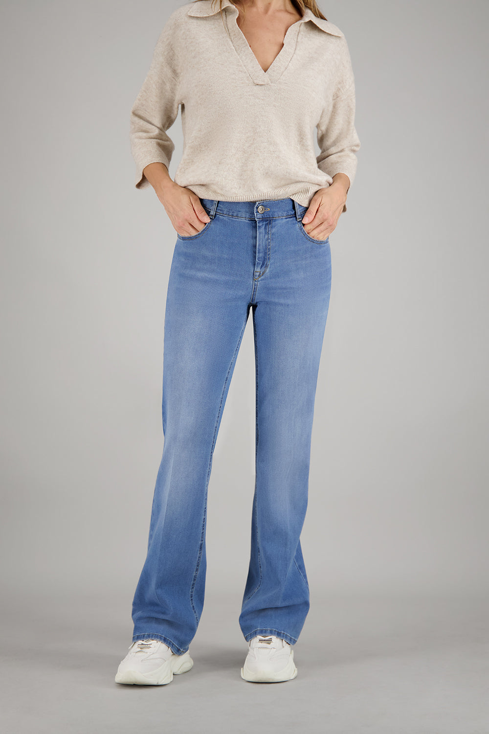 ZURI126 Jeans in Stone Used Jeans Gardeur