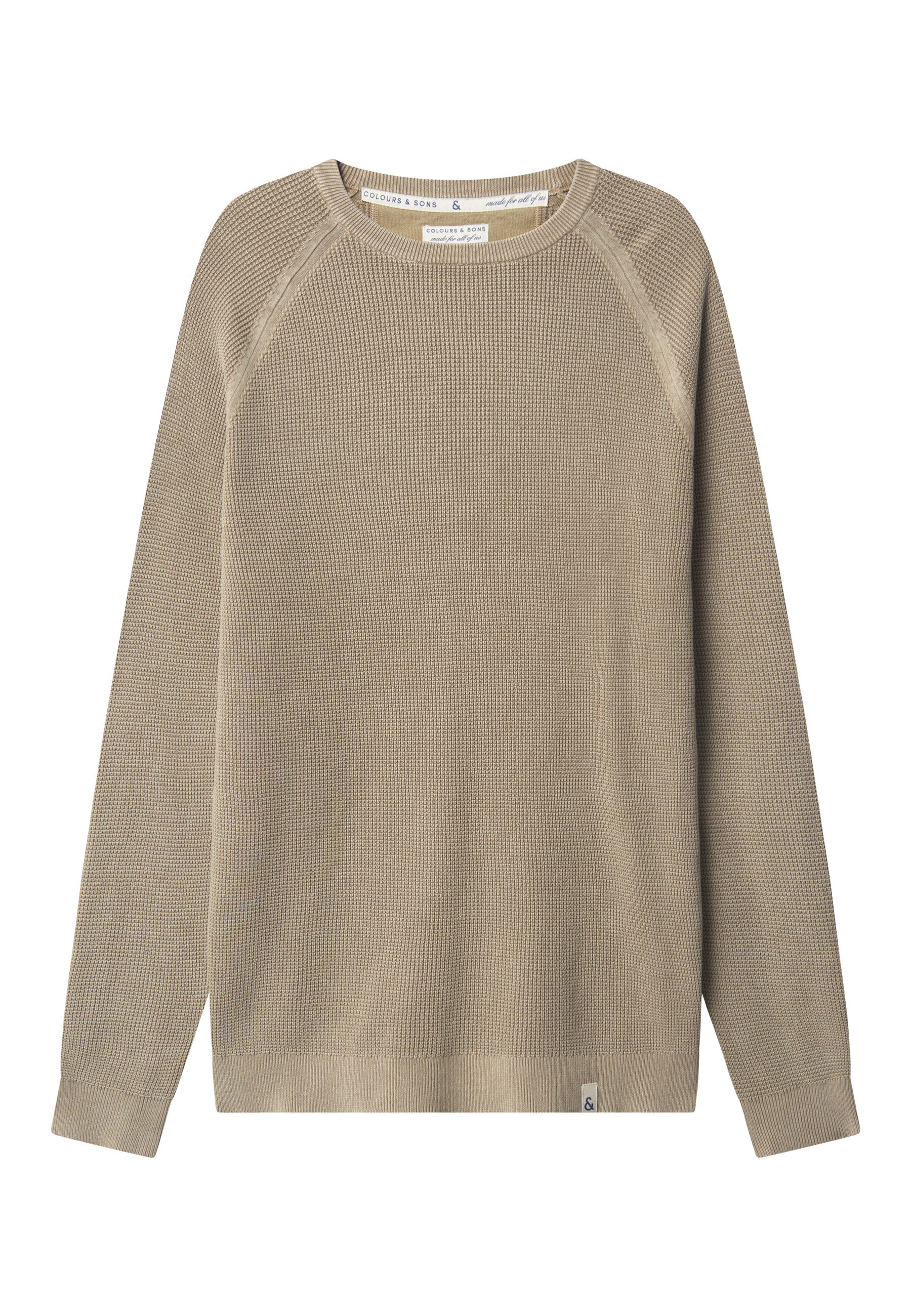Roundneck-Washed in Tent Pullover Colours and Sons   