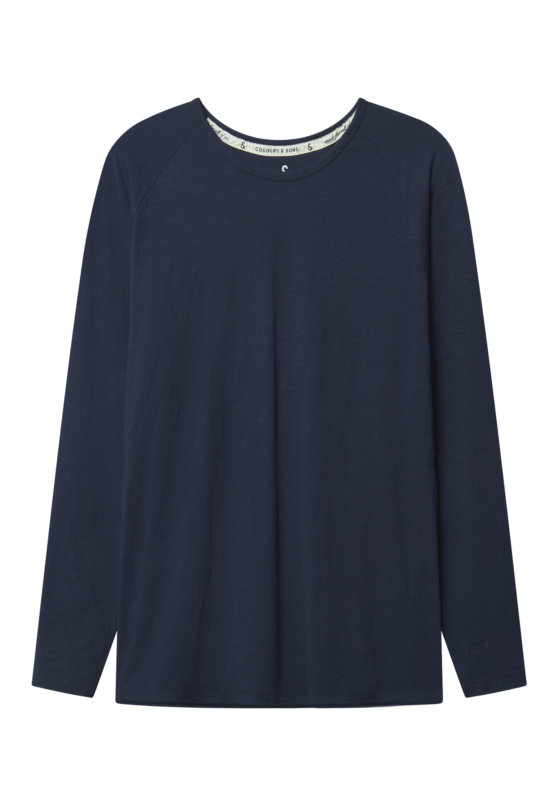 Longsleeve - Slub in Navy Hemden Colours and Sons