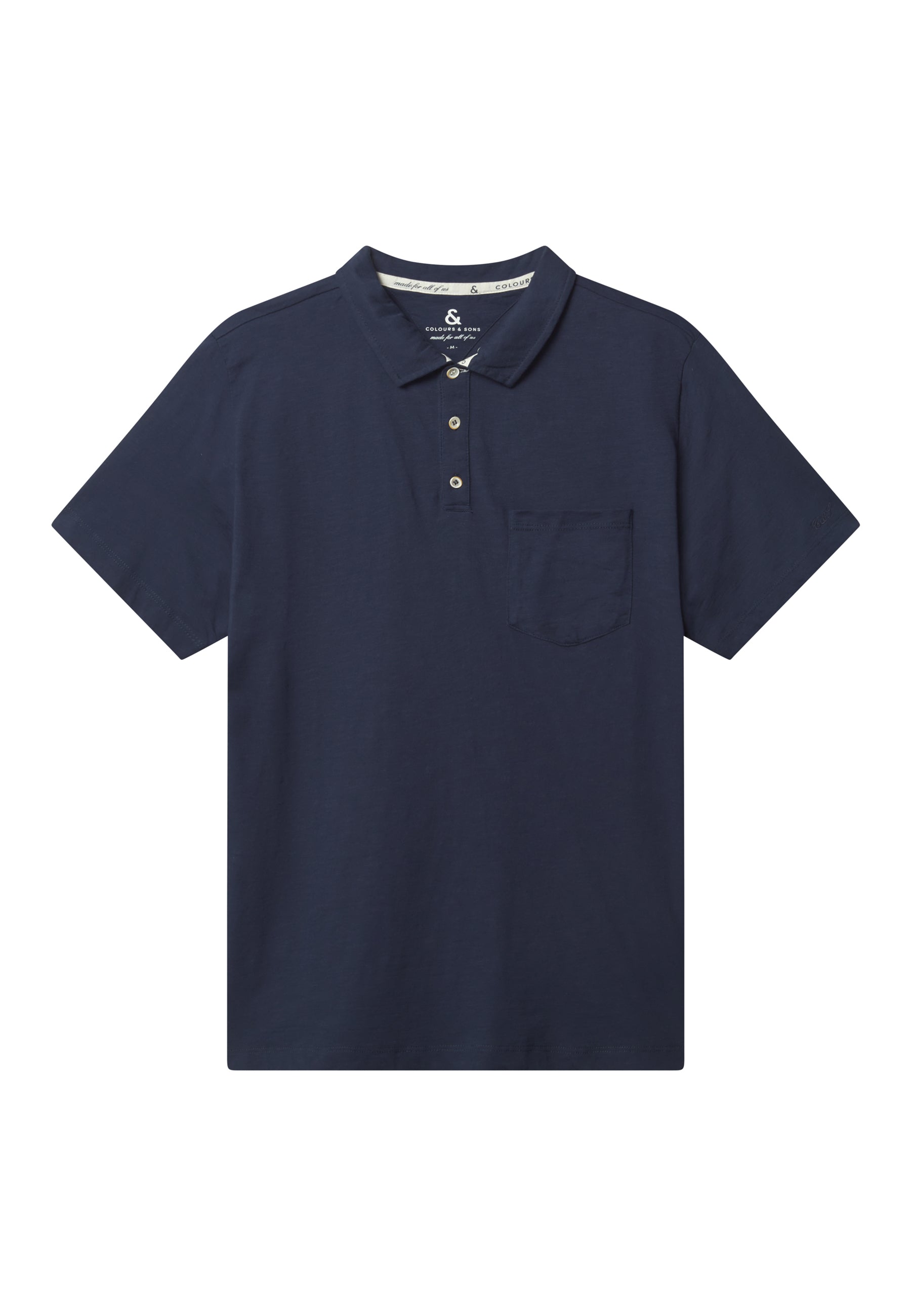 Polo-Slub in Navy Polos Colours and Sons