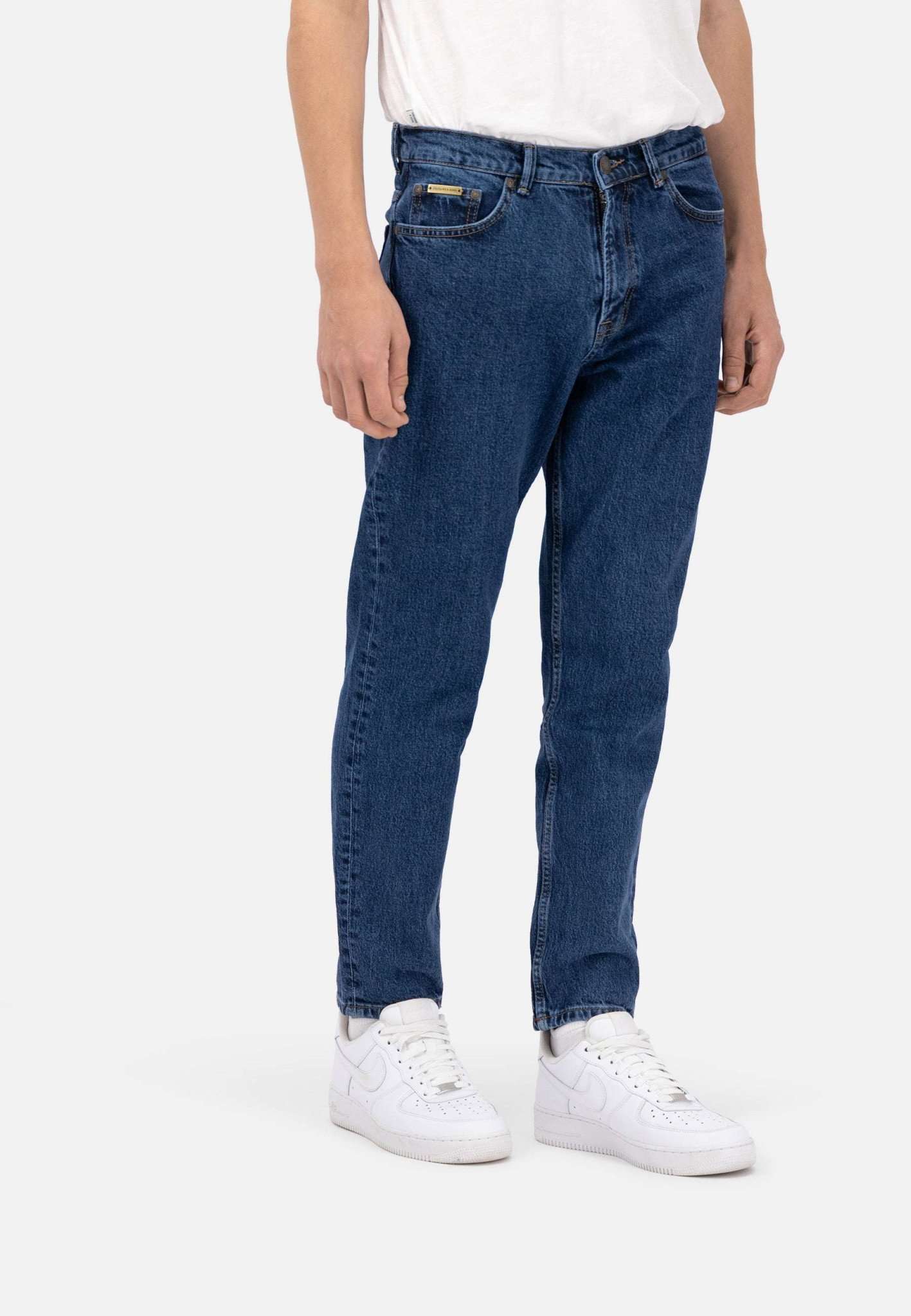 Denim Cropped in Dark Blue Jeans Colours and Sons
