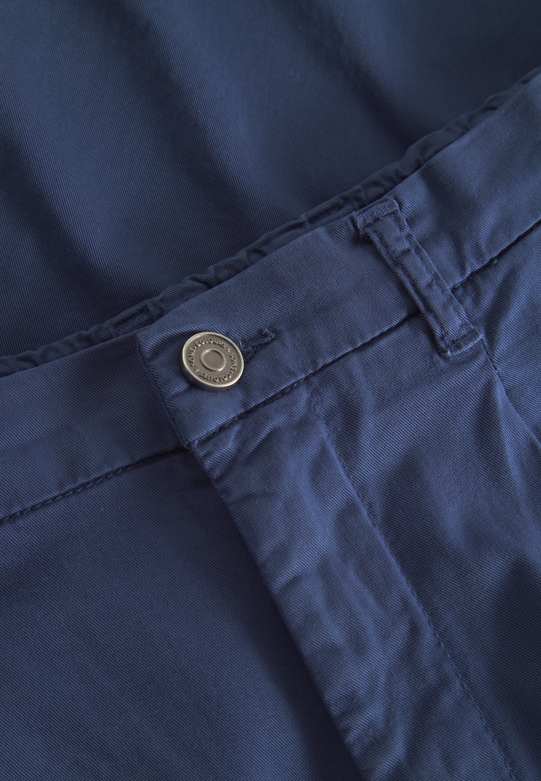 Pants-Cropped Chino in Navy Hosen Colours and Sons
