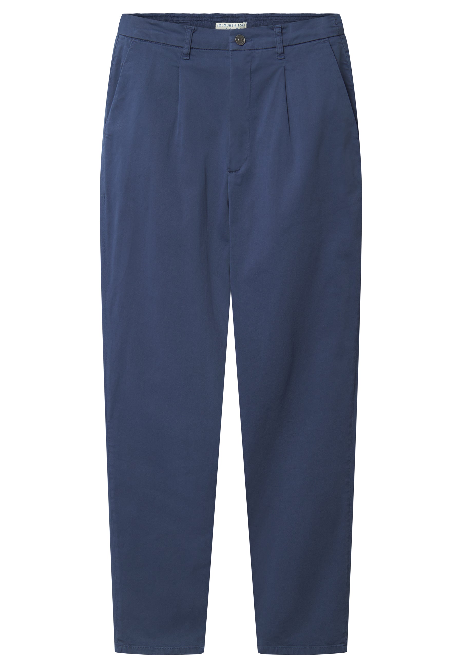 Pants-Cropped Chino in Navy Hosen Colours and Sons