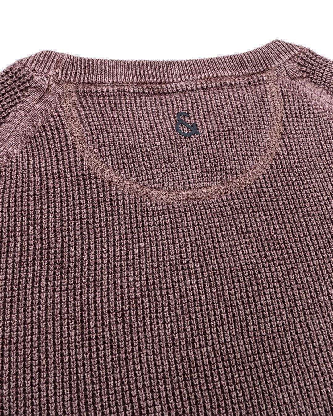 Roundneck-Washed in Mauve Pullover Colours and Sons