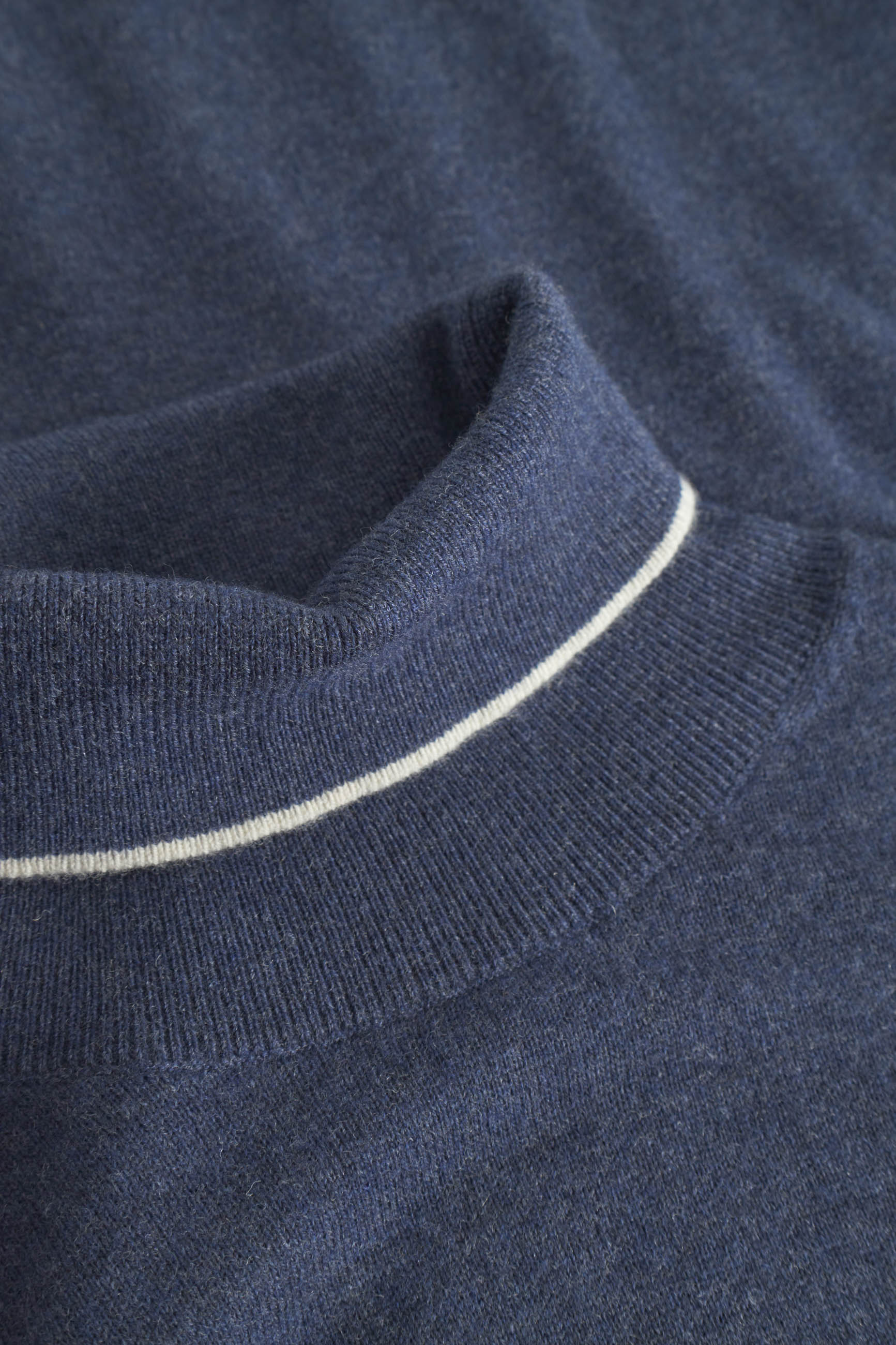 Turtleneck Merino Blend in Navy Pullover Colours and Sons