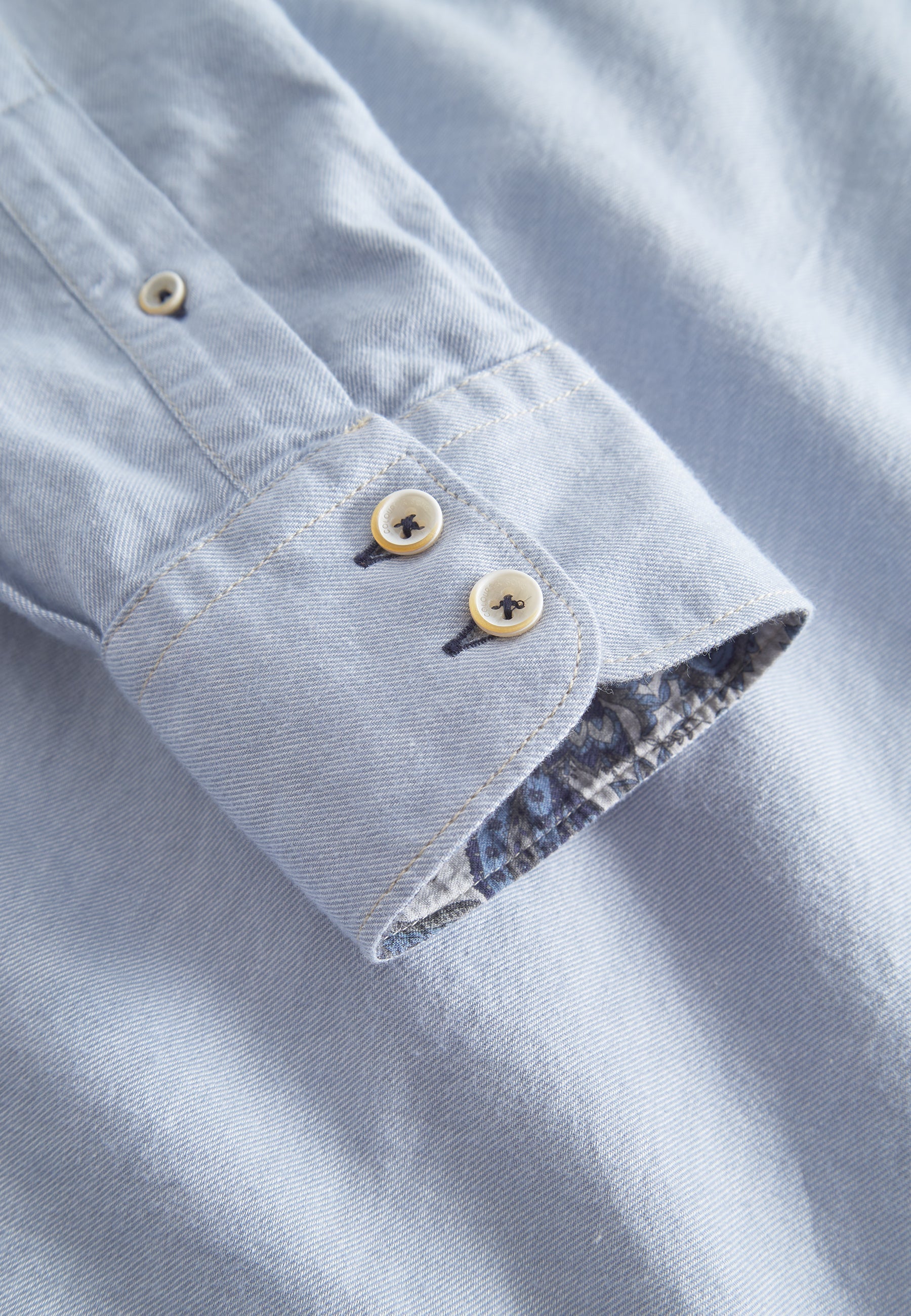Shirt Brushed Twill in Lake Hemden Colours and Sons