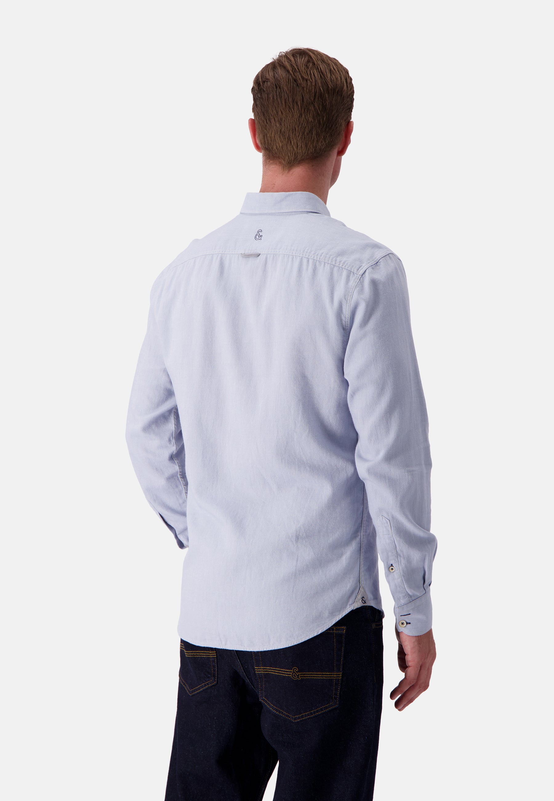 Shirt Brushed Twill in Lake Hemden Colours and Sons