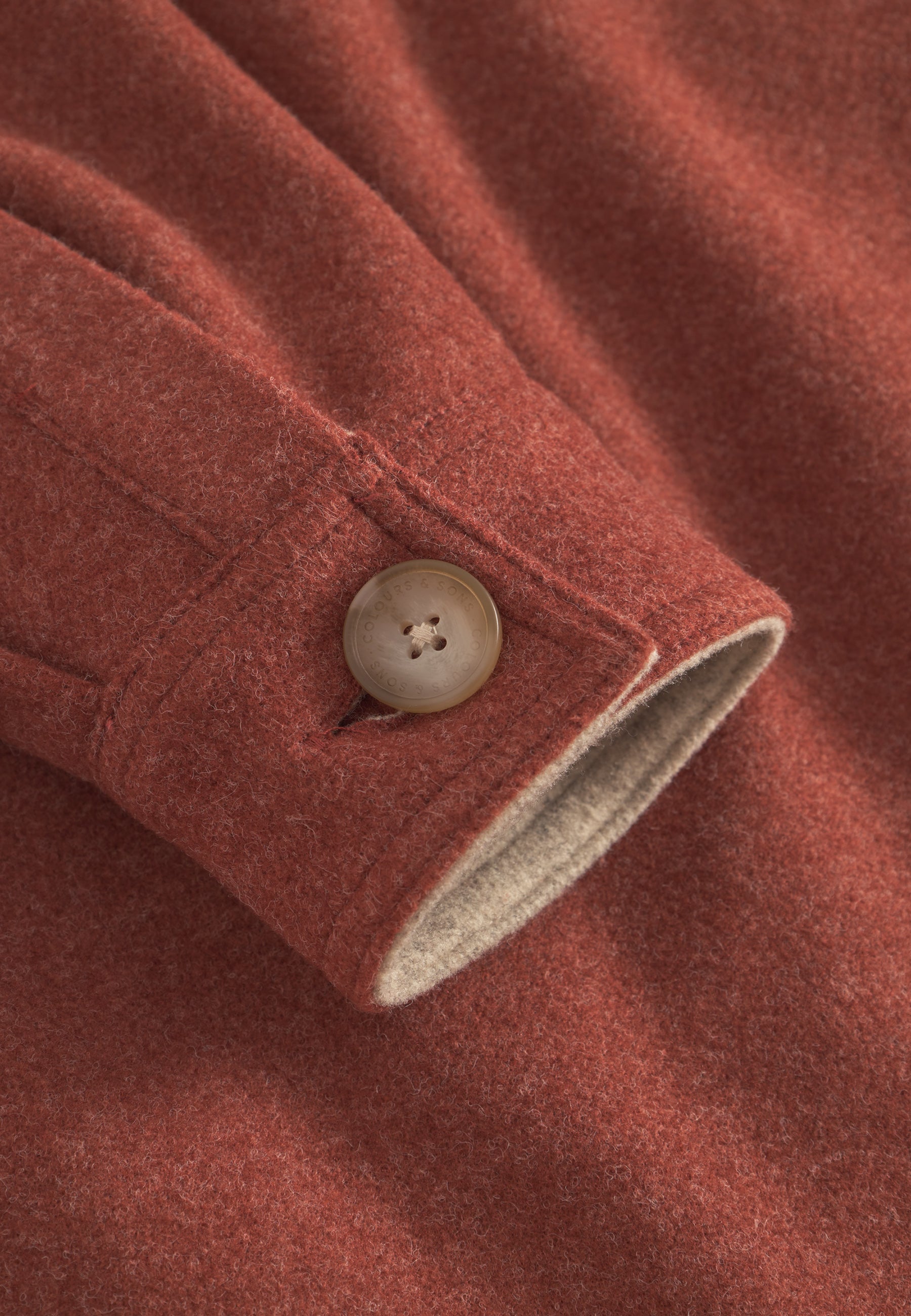 Worker Jacket Soft Touch in Brandy Jacken Colours and Sons