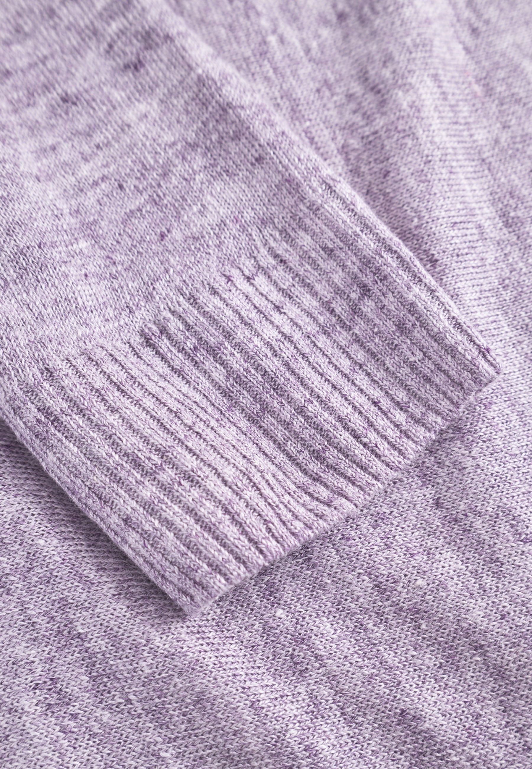 Roundneck-Linen in Violet Pullover Colours and Sons