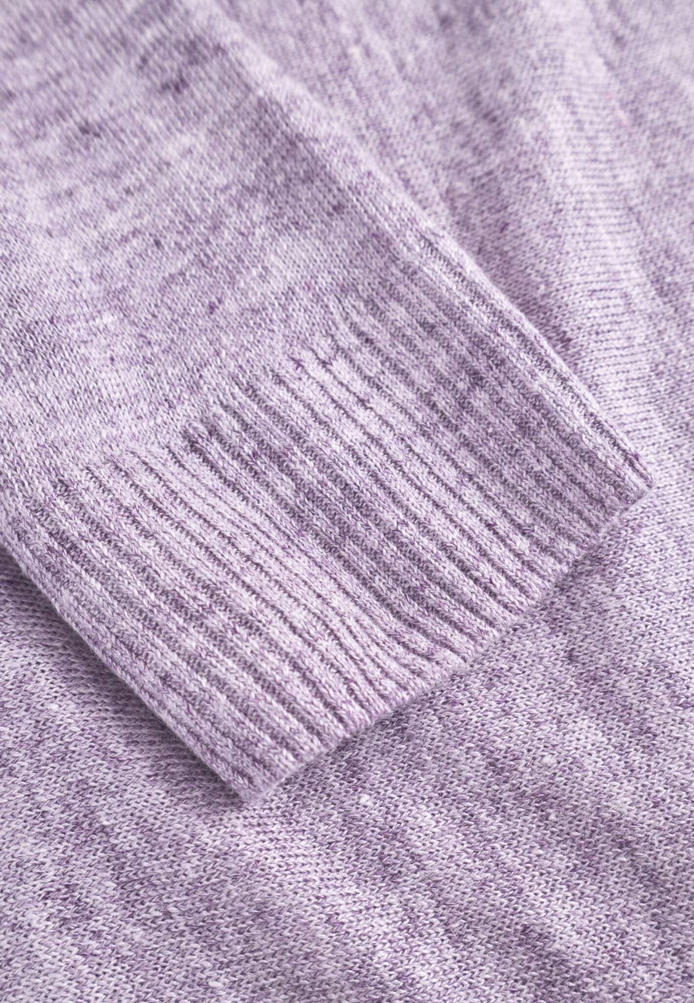 Roundneck-Linen in Violet Pullover Colours and Sons