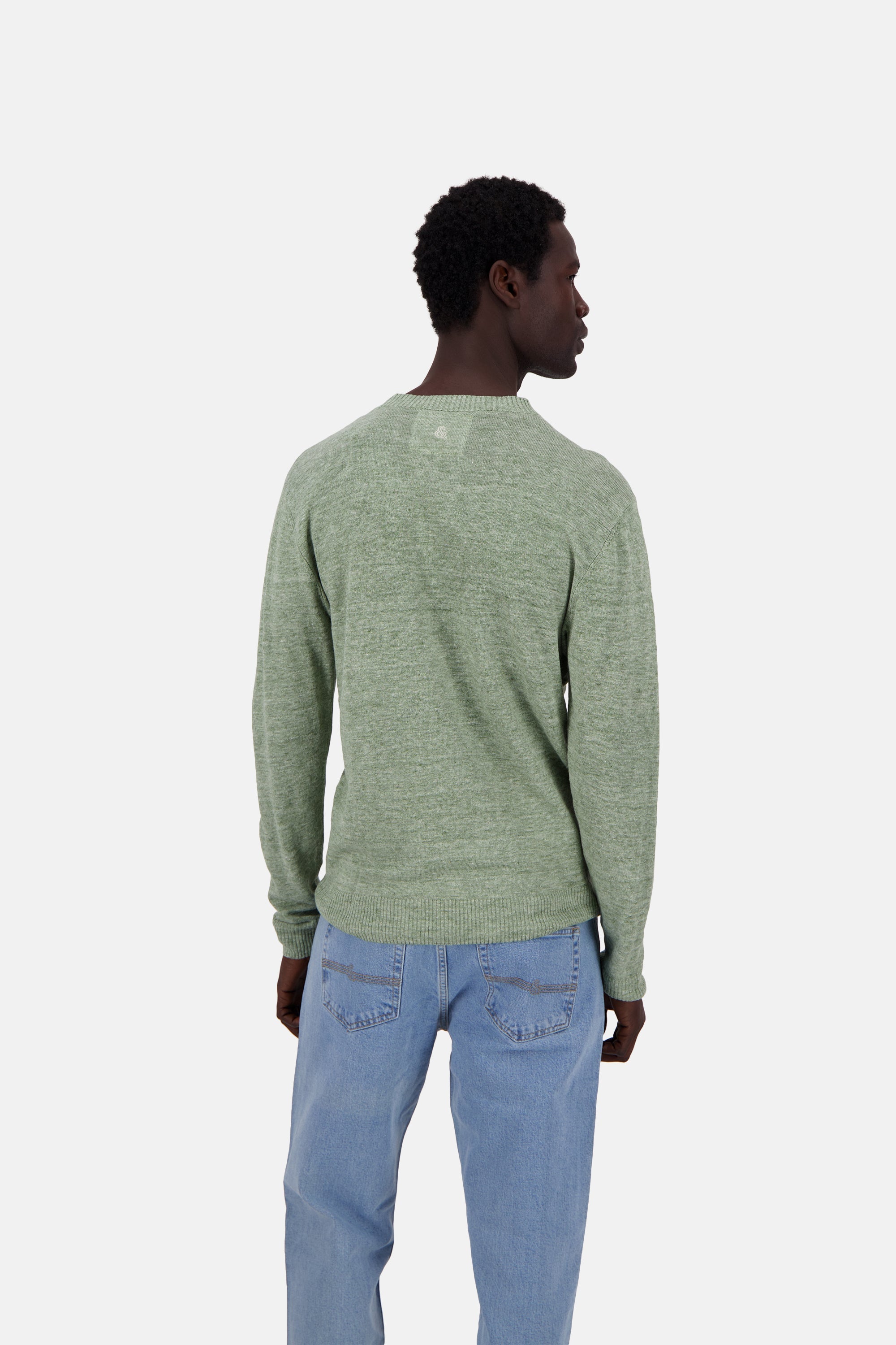 Roundneck-Linen in Lime Pullover Colours and Sons
