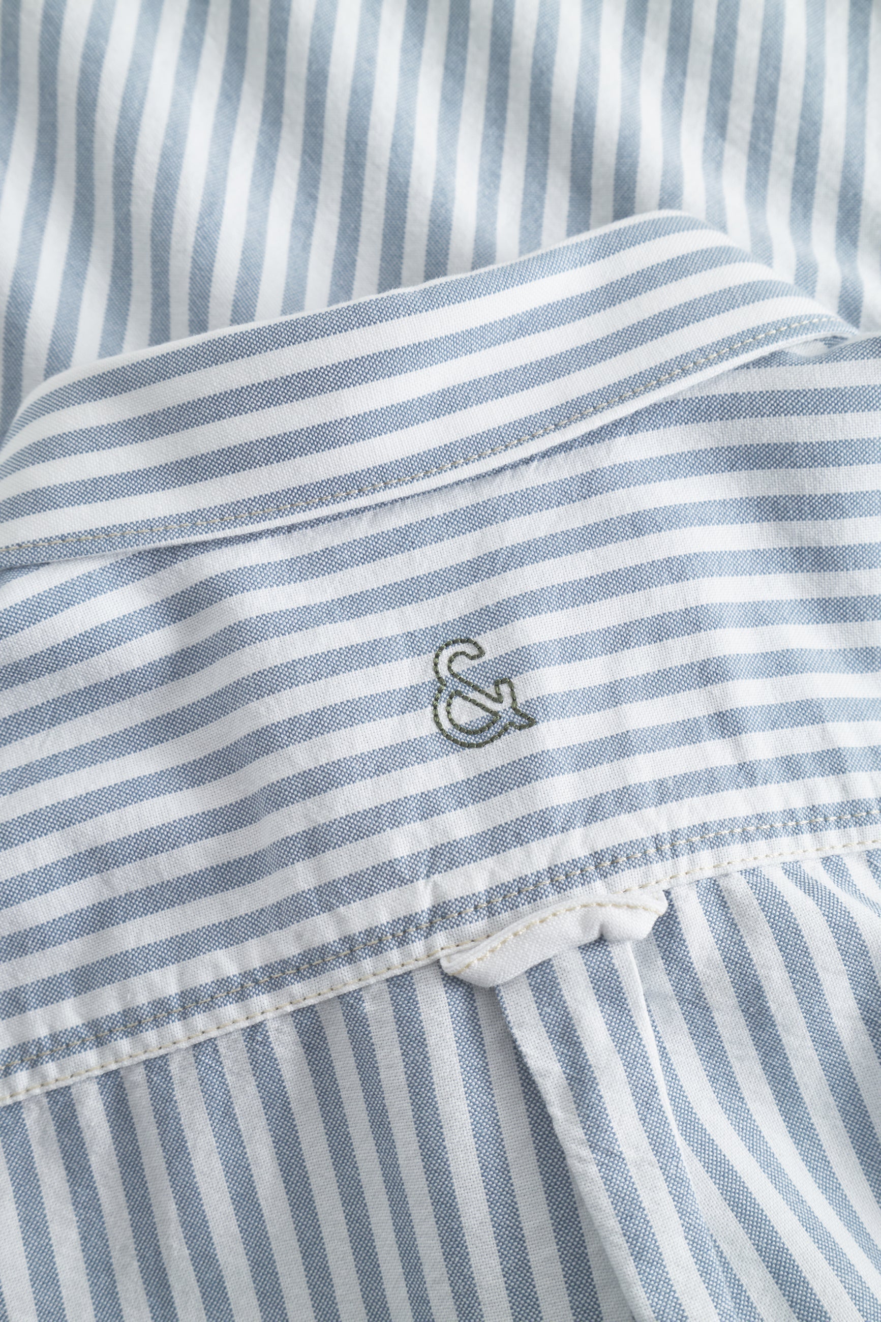 Shirt-Soft Oxford Stripes in Sky Stripes Hemden Colours and Sons