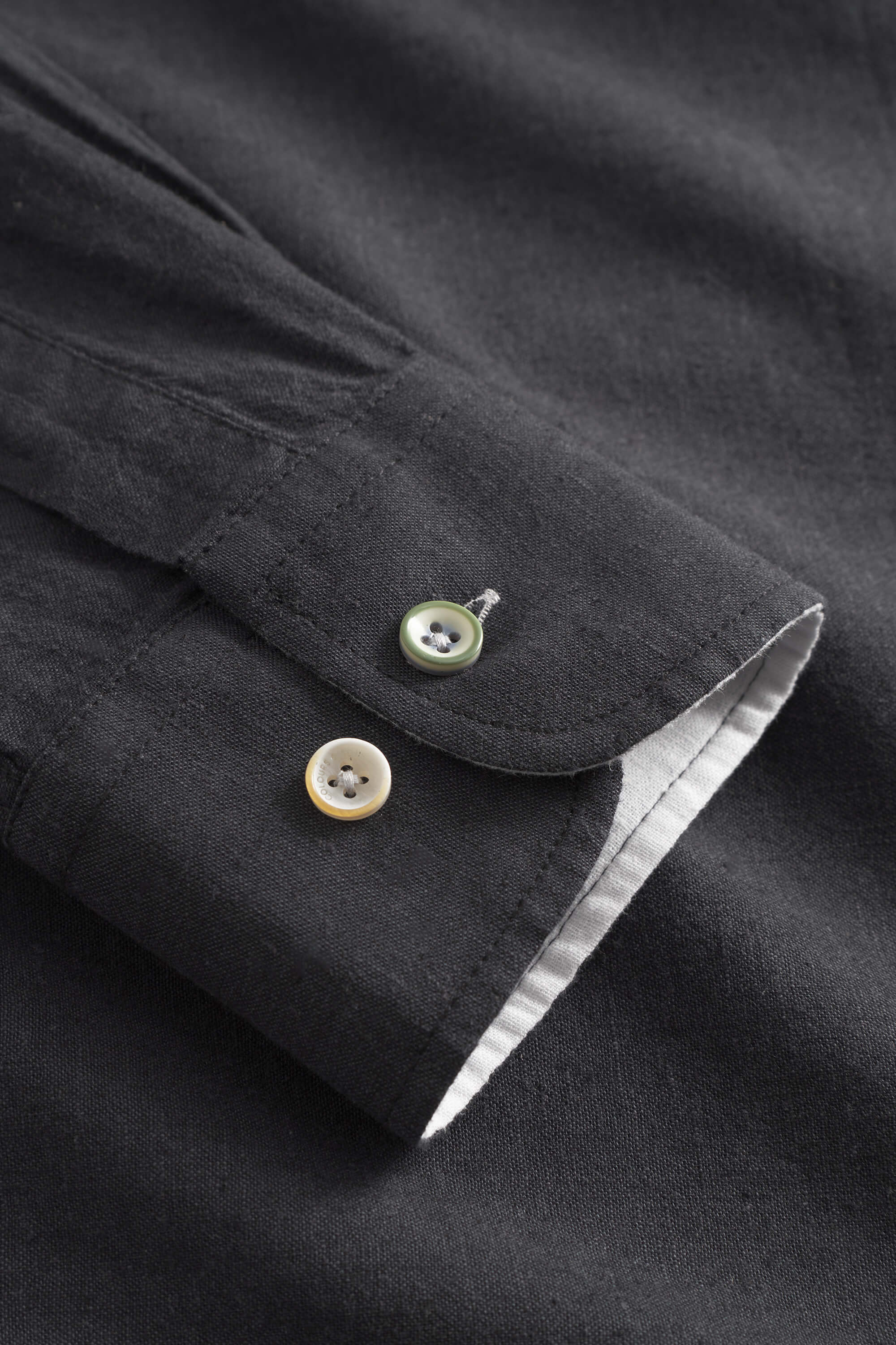 Shirt-Linen Blend Kent in Anthracite Hemden Colours and Sons
