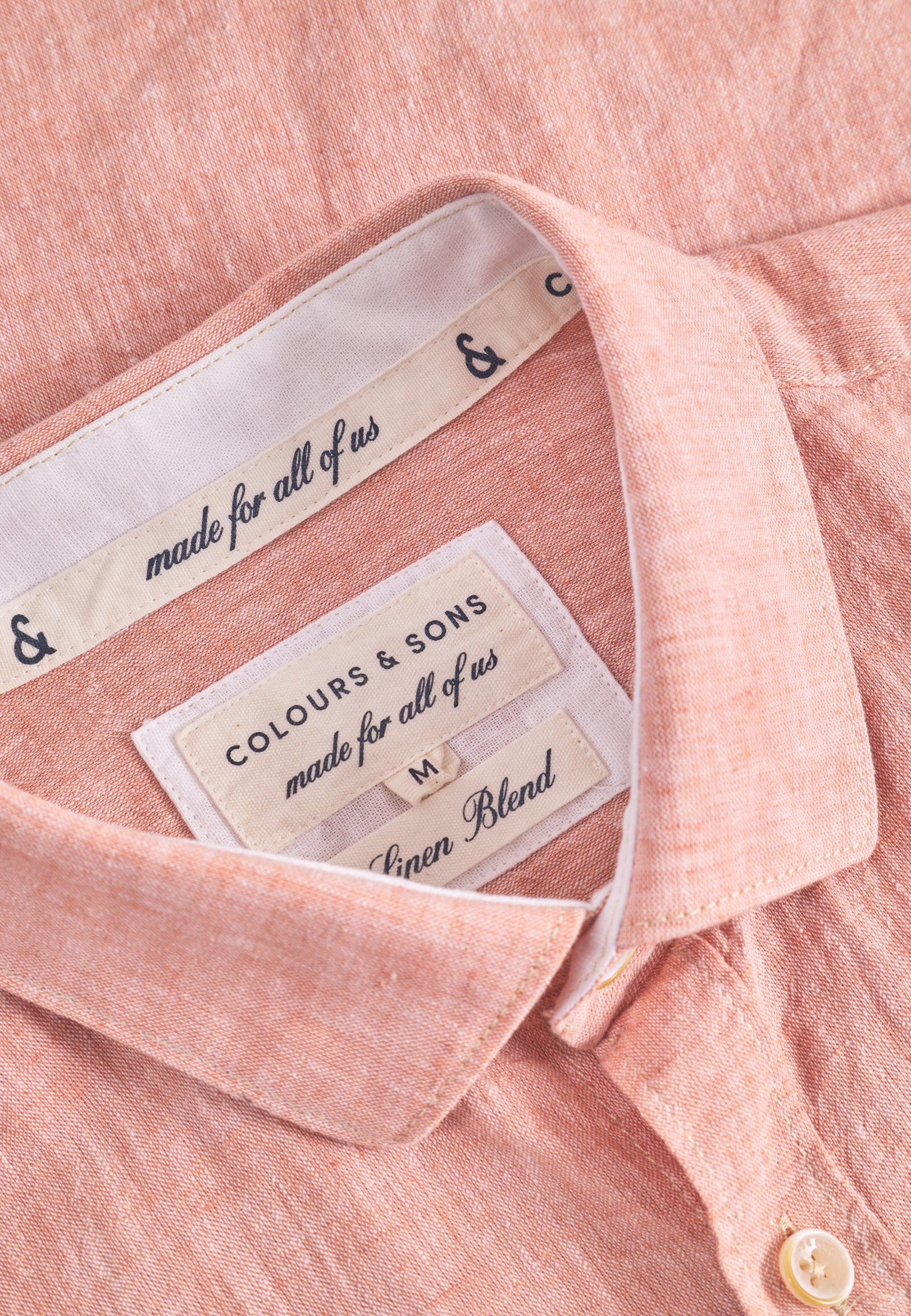 Shirt-Linen Blend Kent in Clay Hemden Colours and Sons