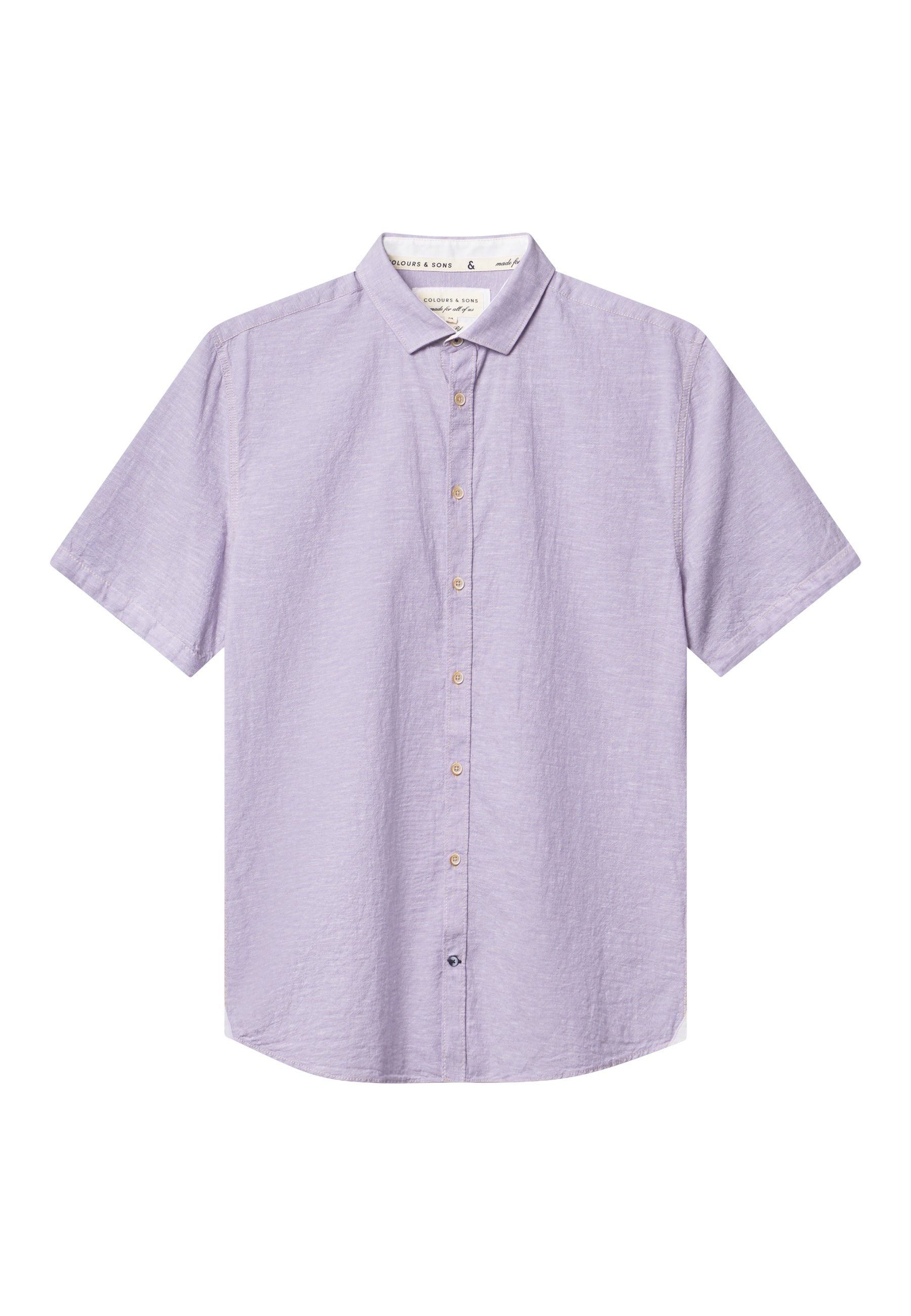 Shirt-Linen Blend Kent in Orchid Hemden Colours and Sons