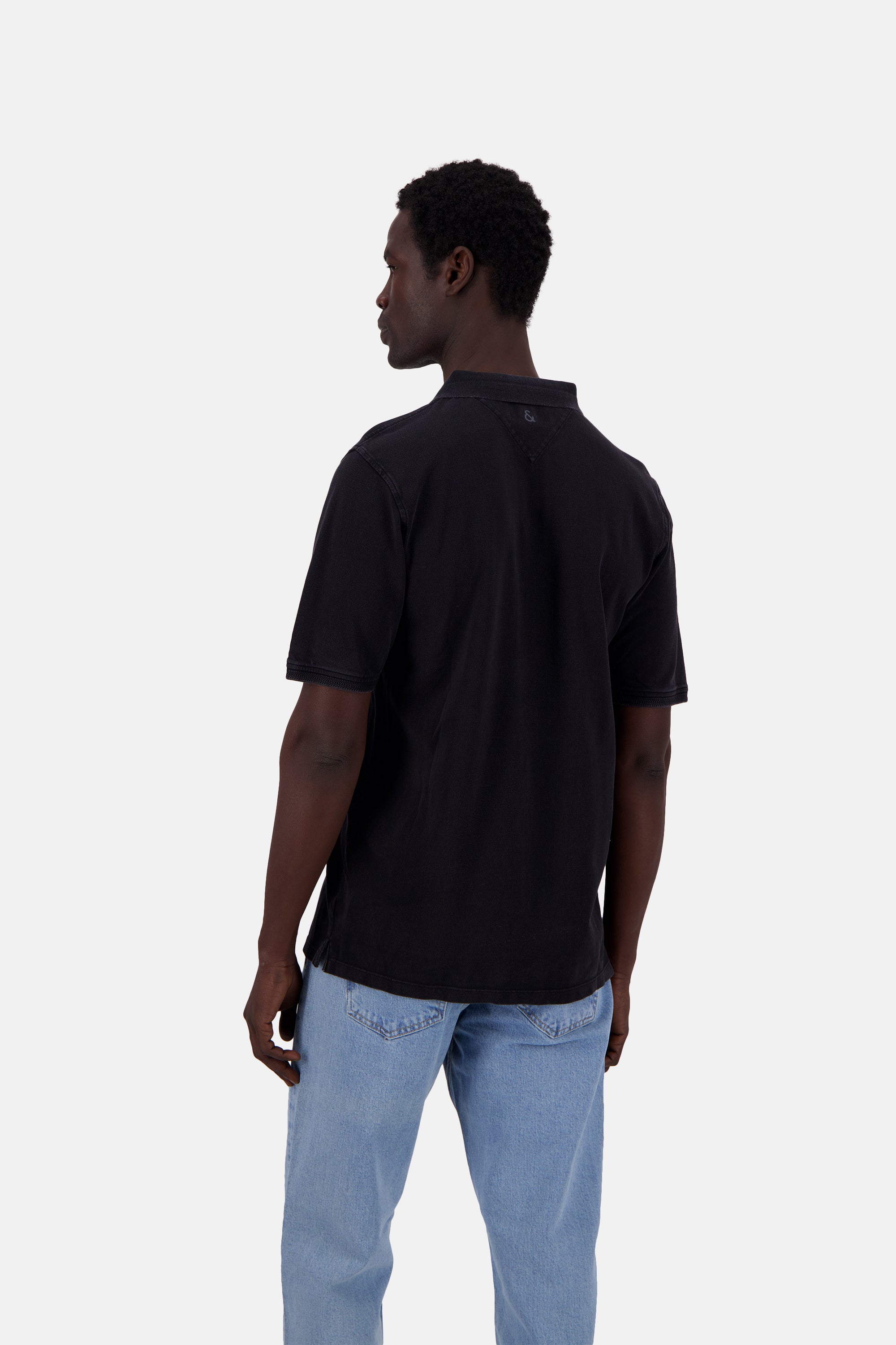 Polo-Garment Dyed in Anthracite T-Shirts Colours and Sons